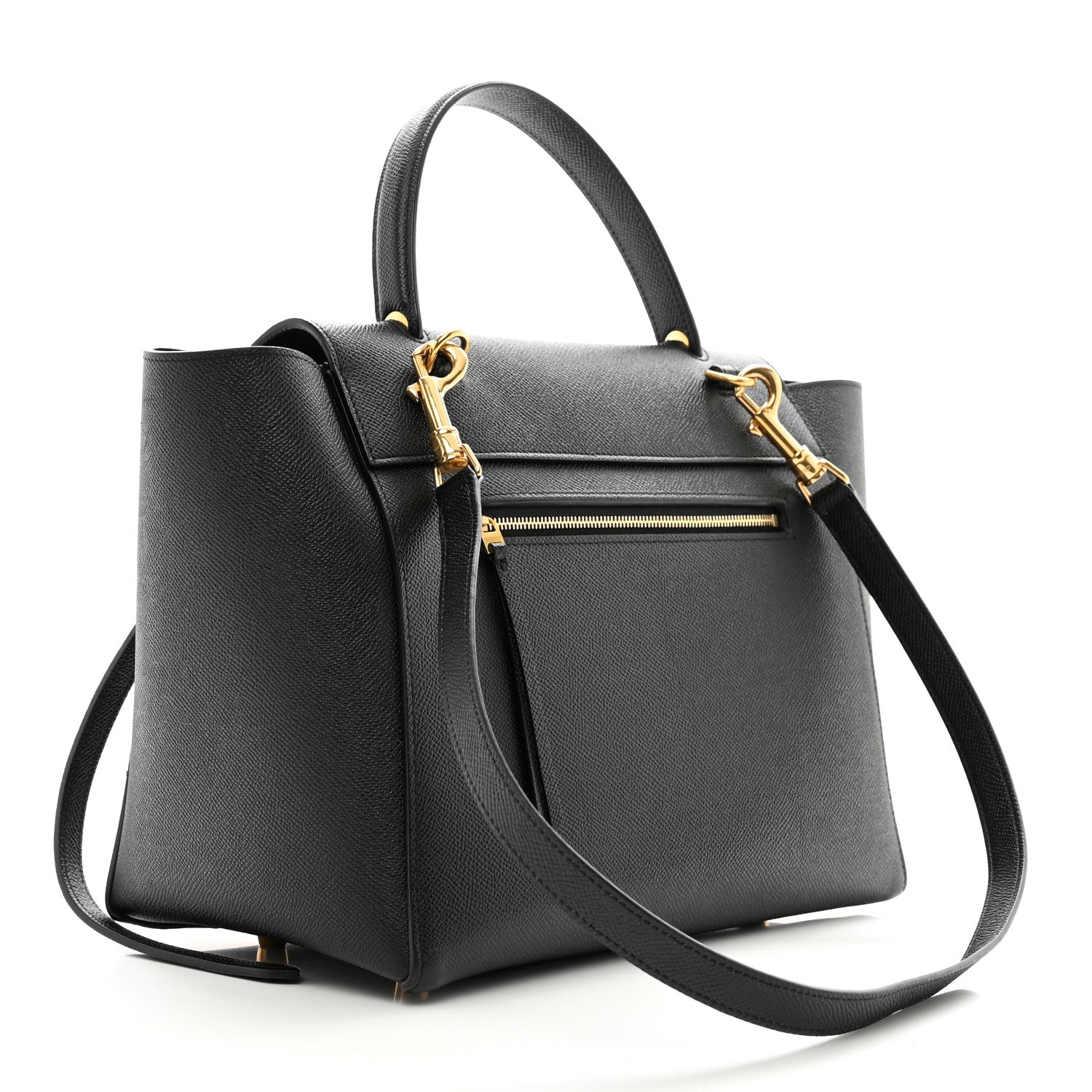 Celine Grained Calfskin Mini Belt Bag Black 3 of 10