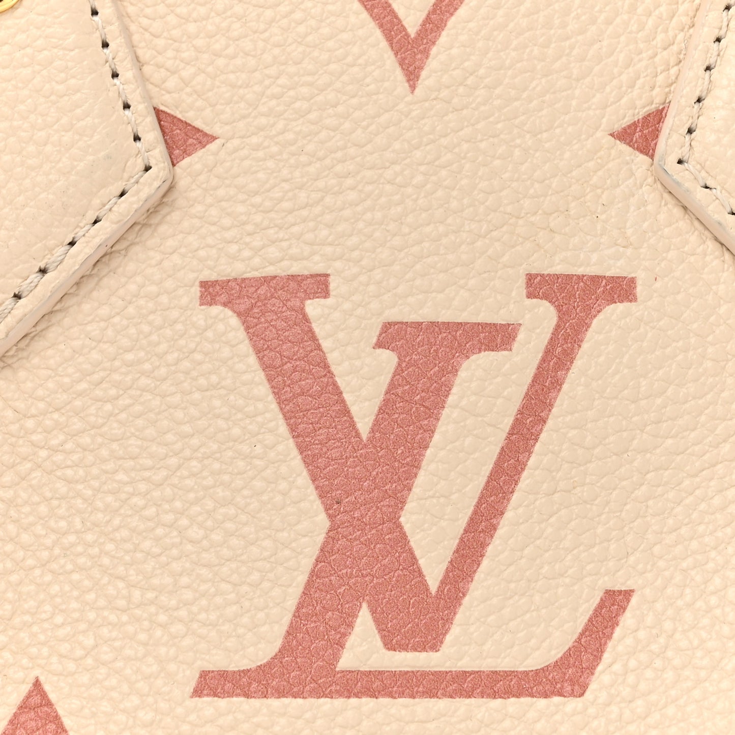 Empreinte Monogram Giant Speedy Bandouliere 20 Creme Rose Trianon