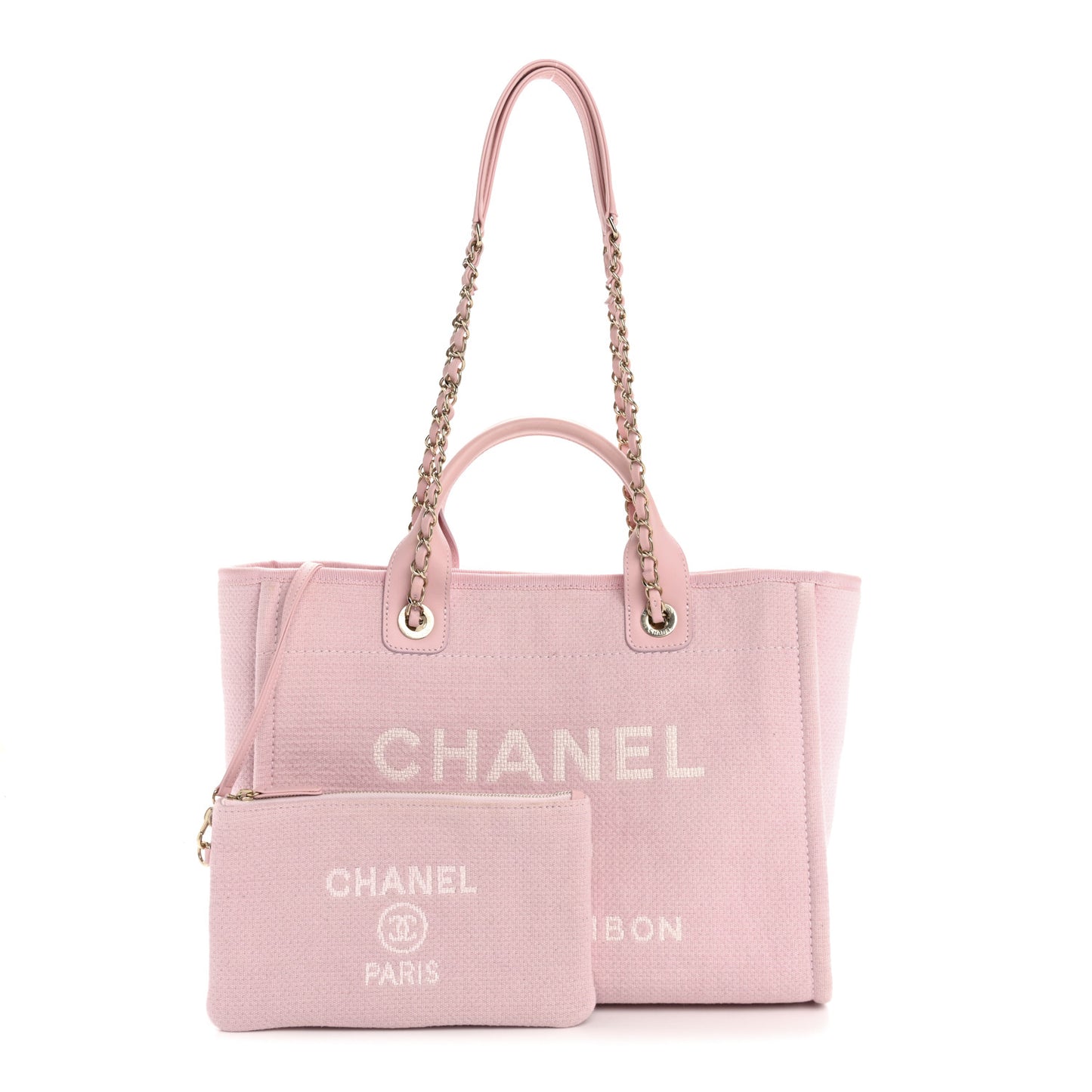 Mixed Fibers Small Deauville Tote Pink
