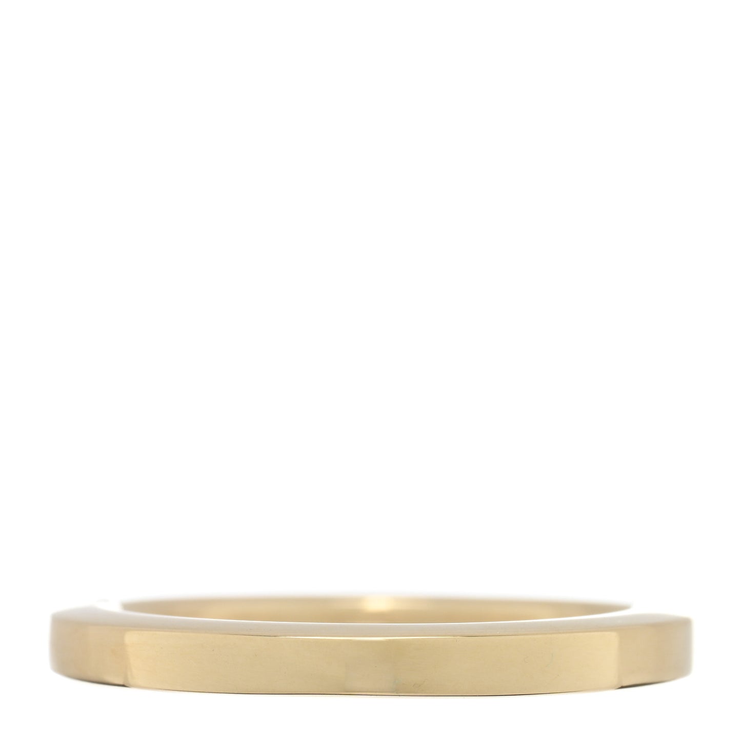 18K Yellow Gold Lock Ring 61 9.5