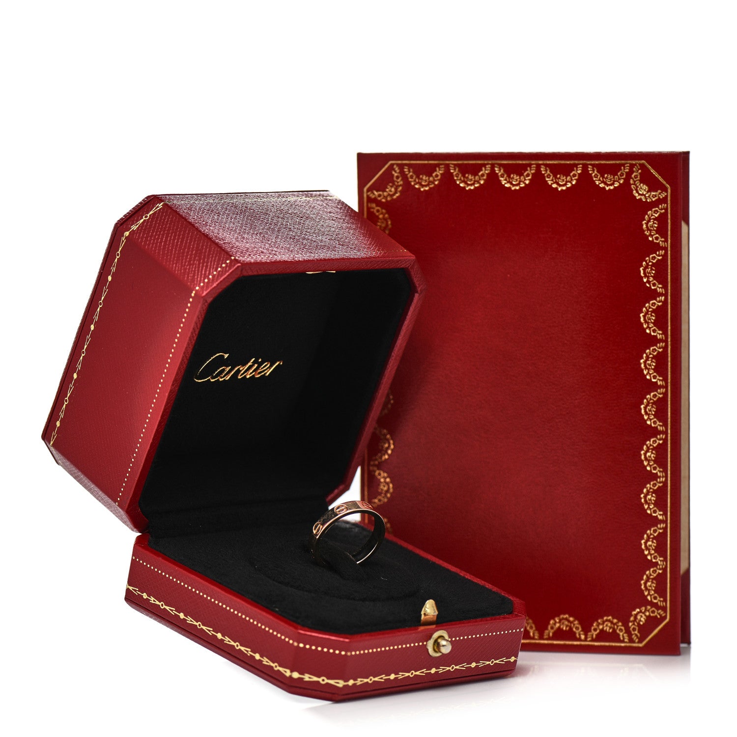 Cartier 18K Pink Gold 3.5mm LOVE Wedding Band Ring 50 5.25 5 of 5