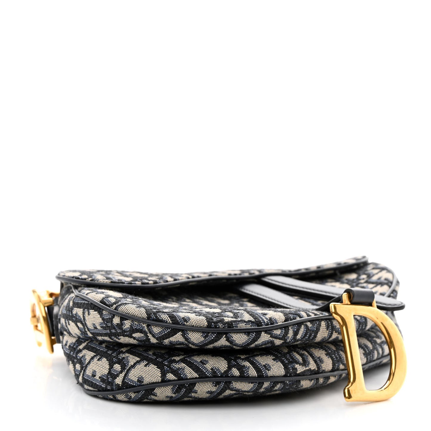 Oblique Saddle Bag Blue