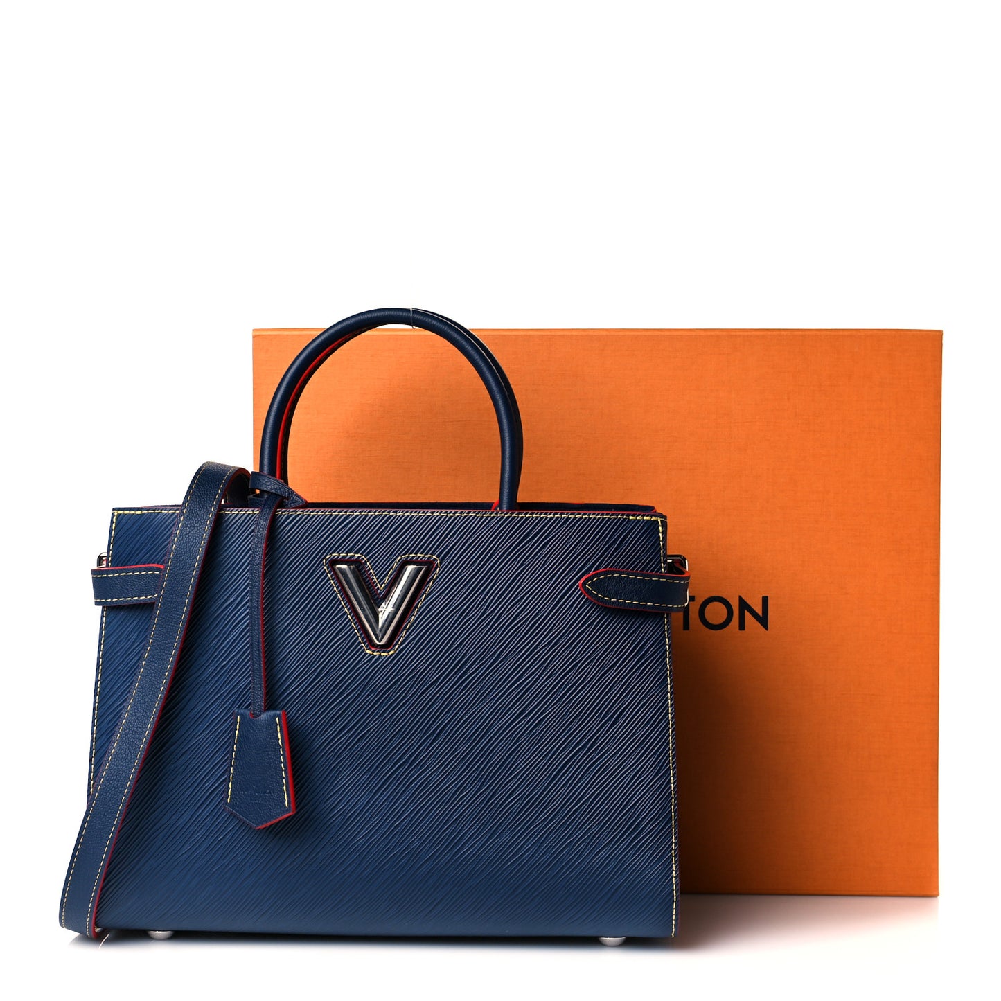 Epi Twist Tote Indigo