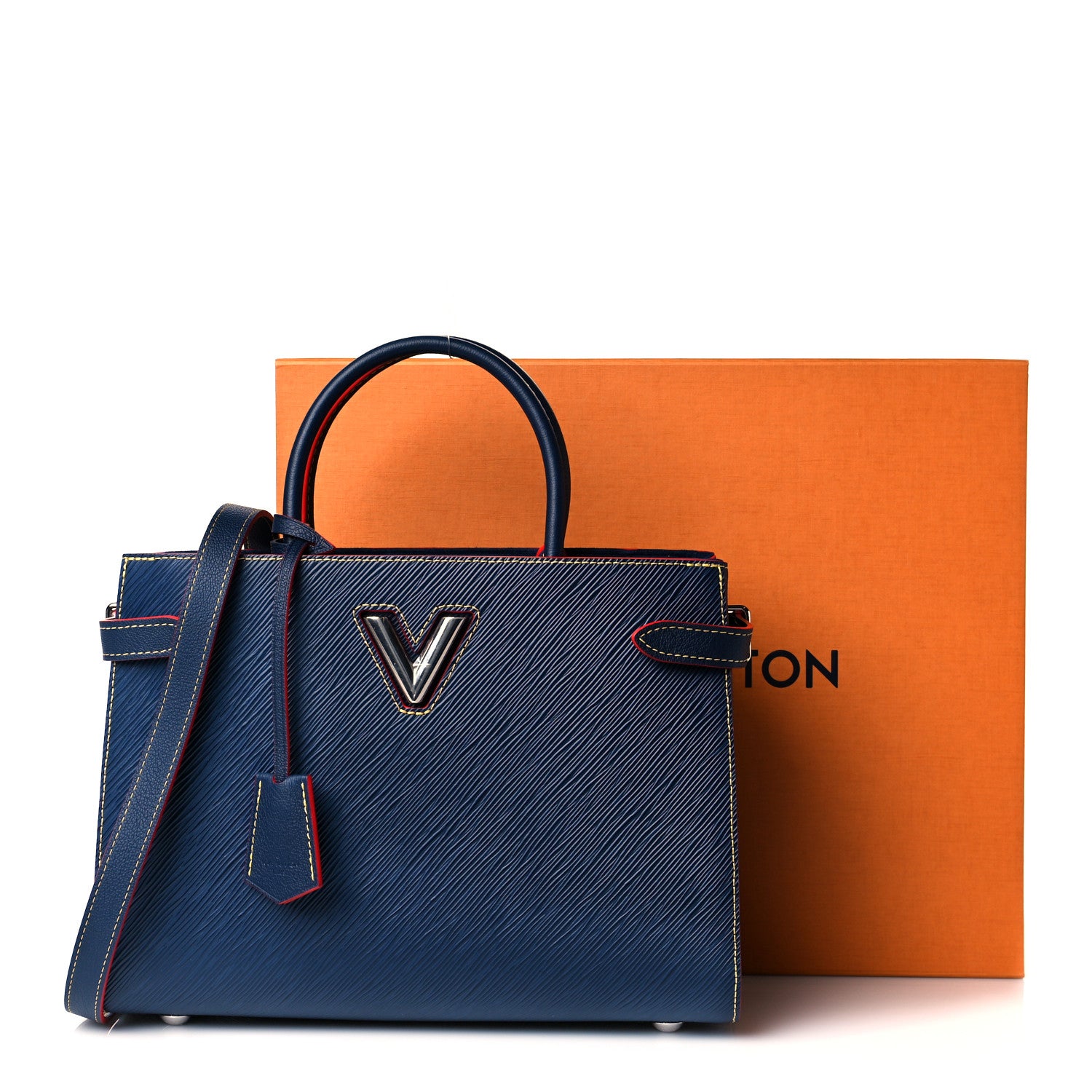 Louis Vuitton Epi Twist Tote Indigo 10 of 10