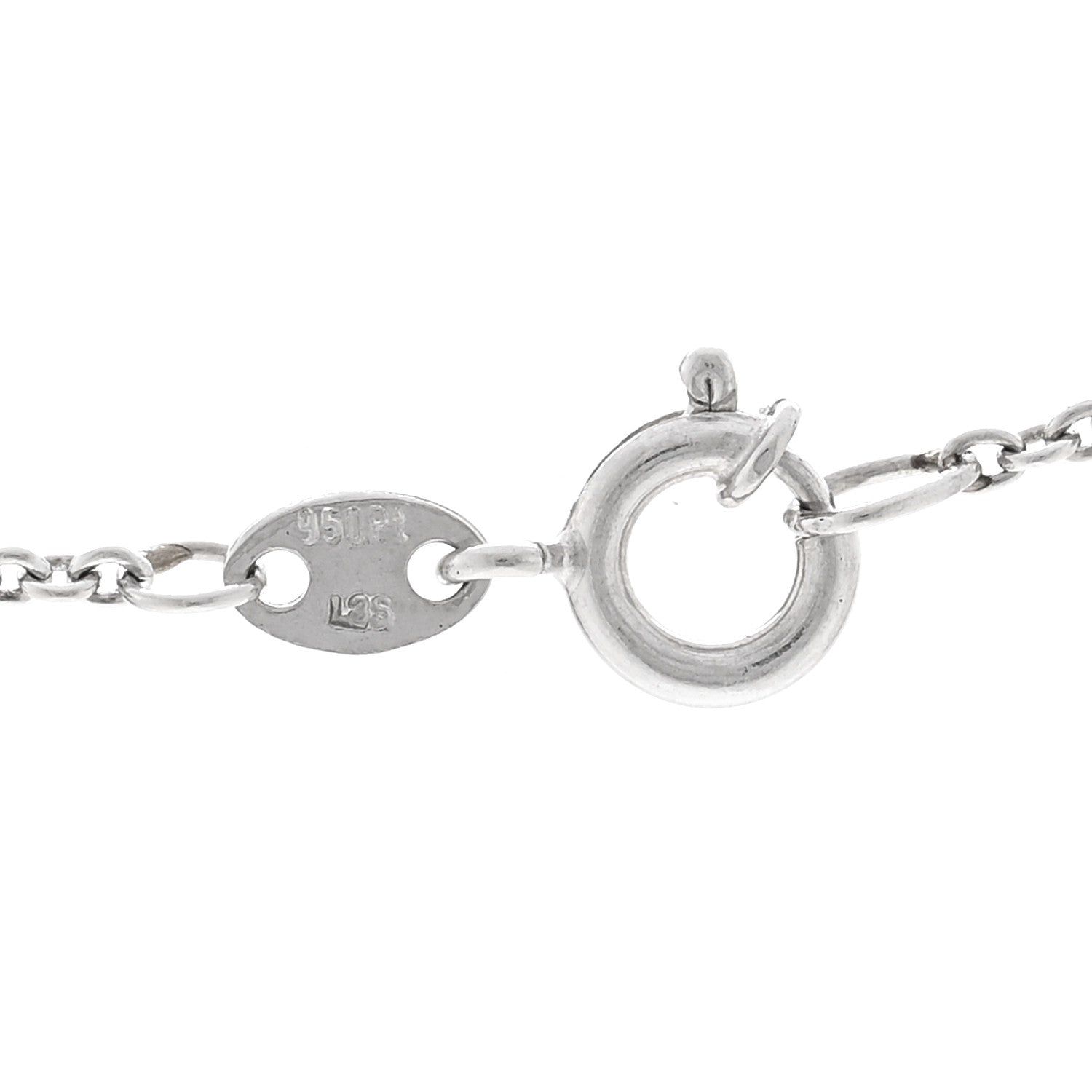 Cartier Platinum Diamond Cross Pendant Necklace 4 of 4
