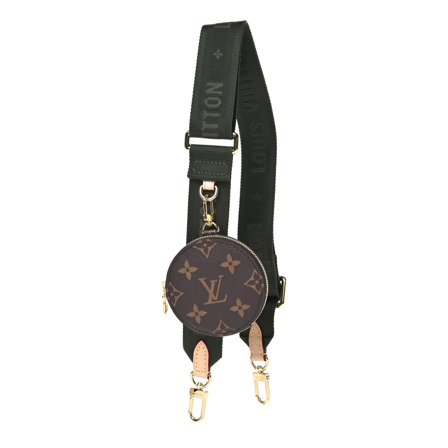 Monogram Multi Pochette Accessories Bandouliere Shoulder Strap Kaki