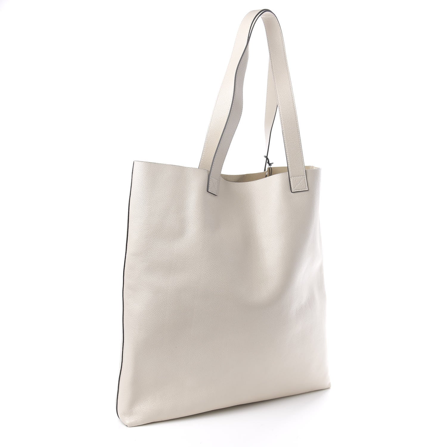 Gucci Calfskin Mens Logo Tote White 3 of 12