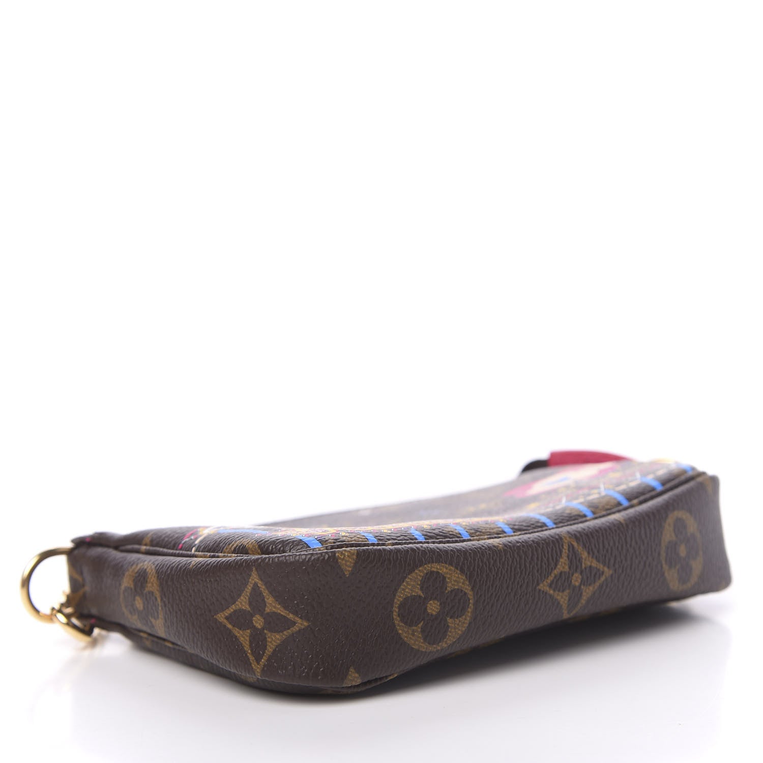 Louis Vuitton Monogram 2020 Christmas Animation Roller Coaster Mini Pochette Accessories Pivoine 4 of 8