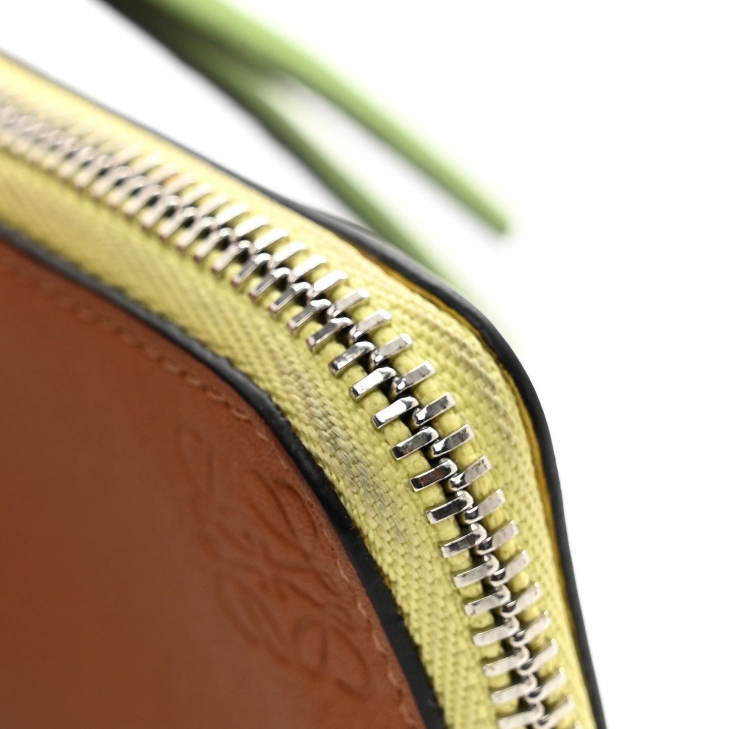 Soft Calfskin Coin Card Holder Tan Multicolor