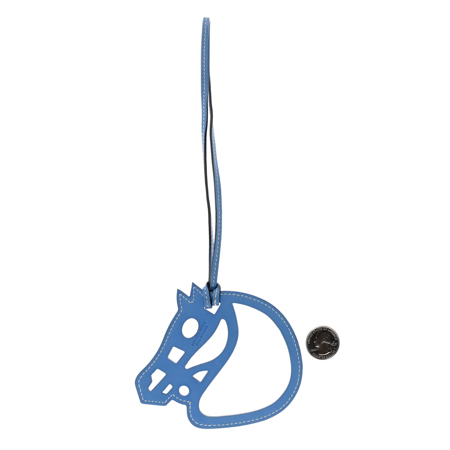 Swift Paddock Cheval Horse Bag Charm Bleu Paradis
