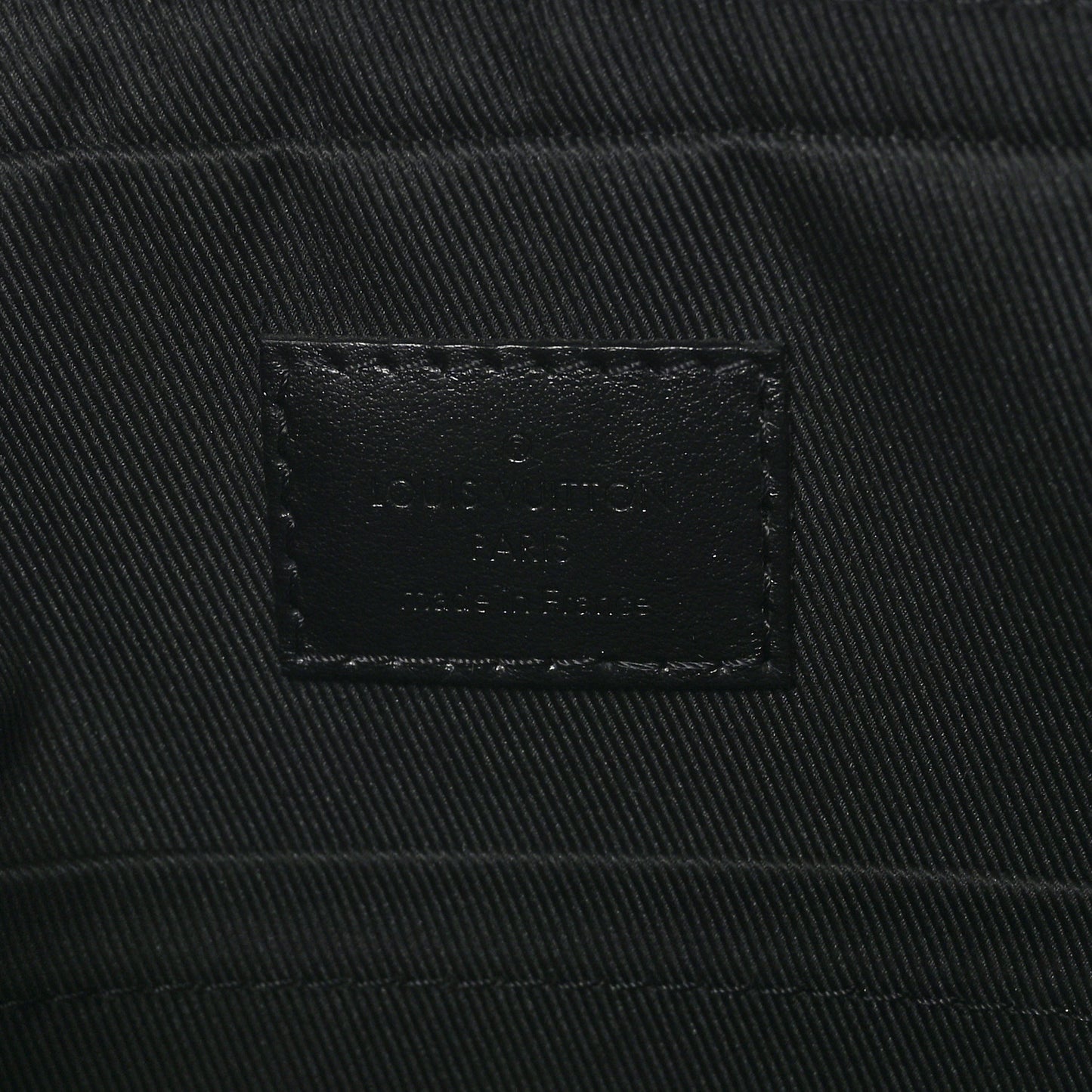 LOUIS VUITTON Calfskin Monogram Shadow Duo Messenger Black