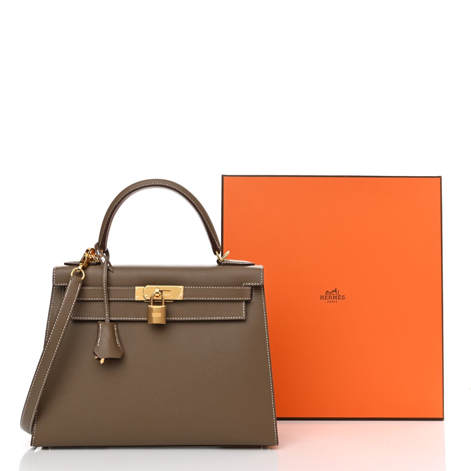 Hermes Epsom Kelly Sellier 28 Etoupe 11 of 11