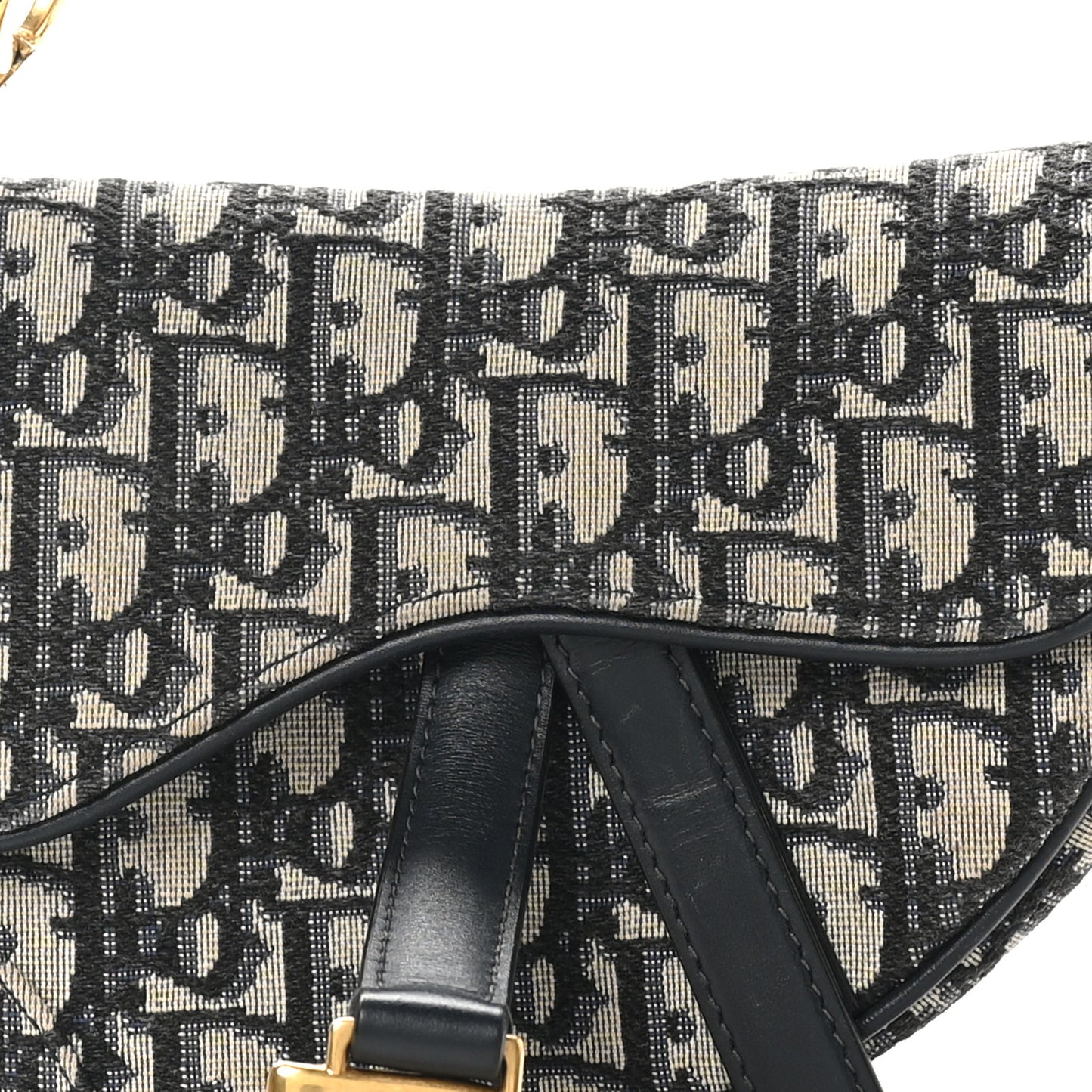 Oblique Mini Saddle Bag Blue