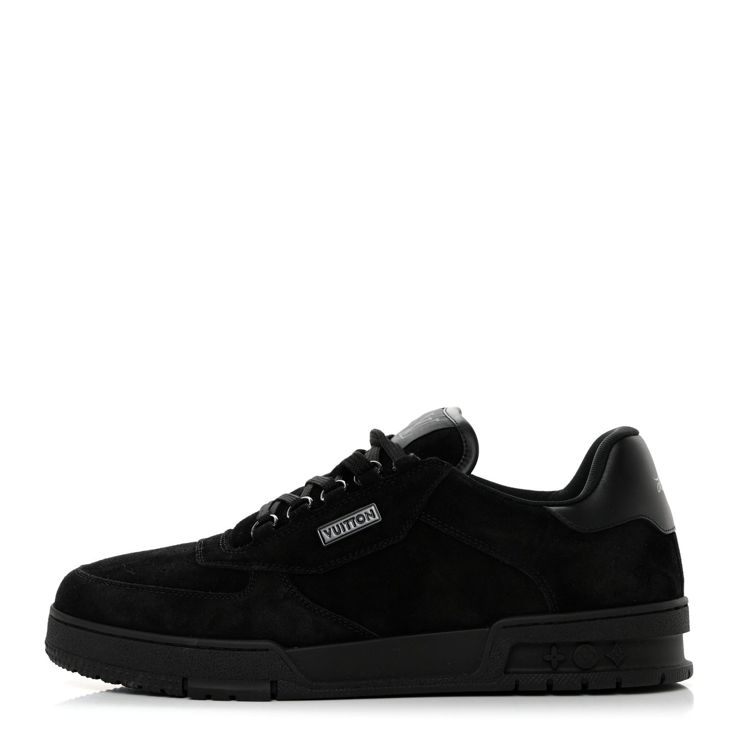 Suede Uniform Sneakers 9.5 Black