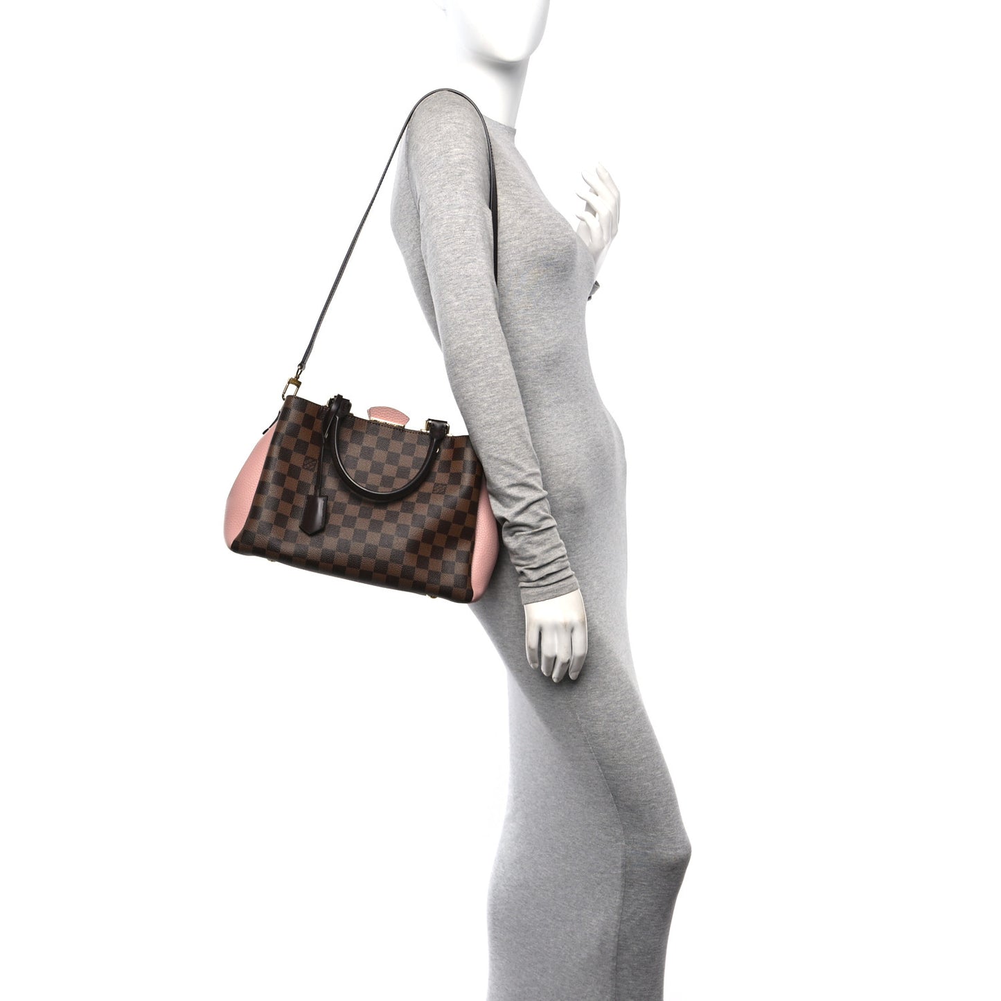 Damier Ebene Cuir Taurillon Brittany Magnolia