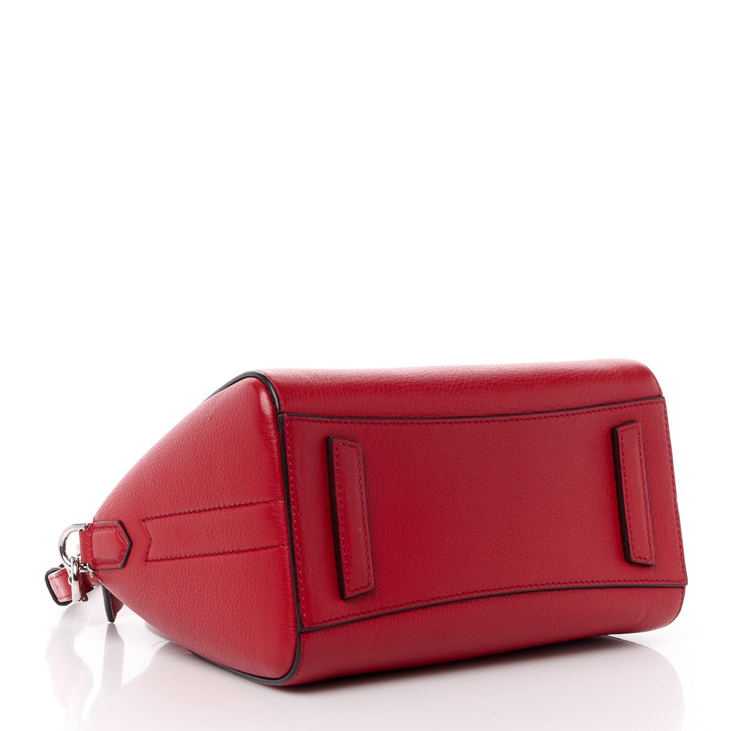 Sugar Goatskin Mini Antigona Bright Red