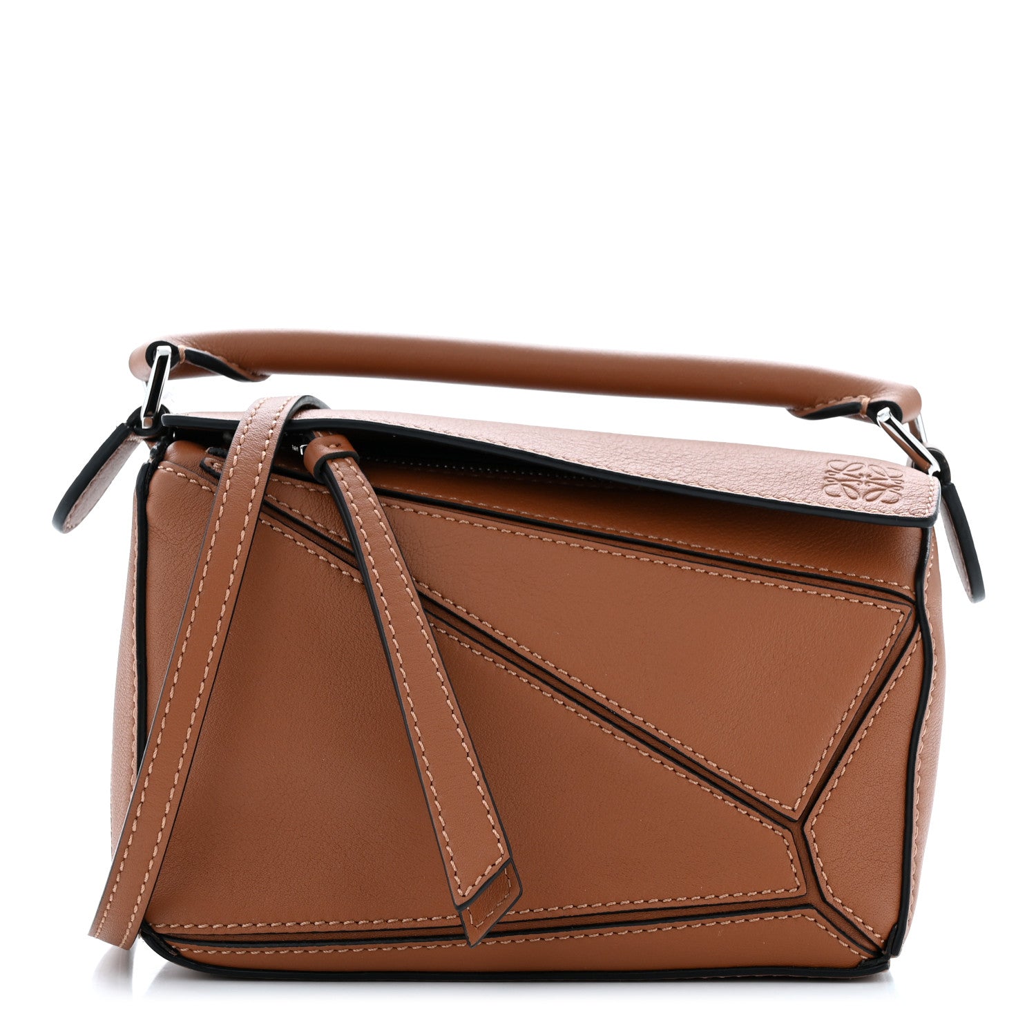 Loewe Calfskin Mini Puzzle Bag Tan 1 of 10