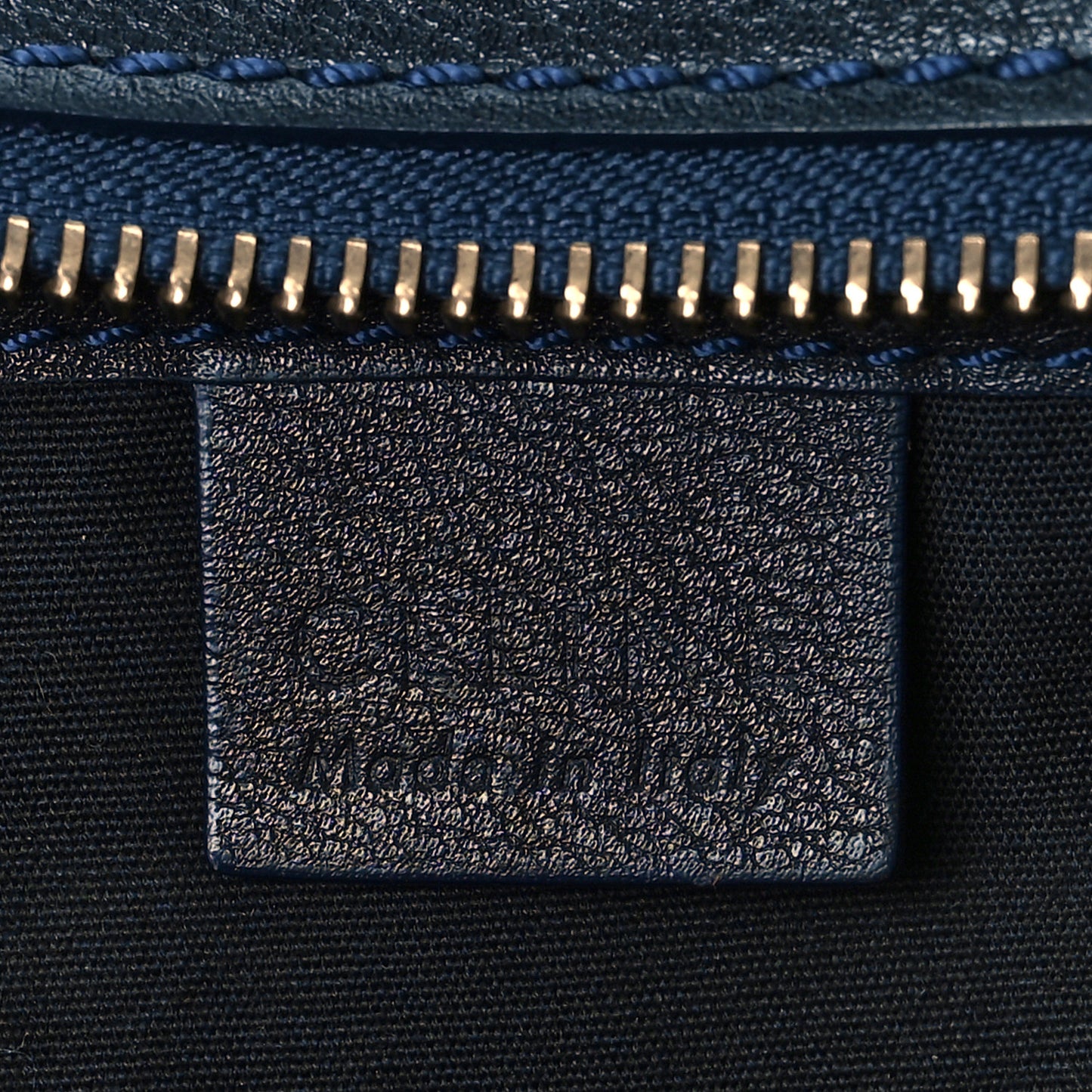 Calfskin Linen Nano Tri-Color Luggage Poppy