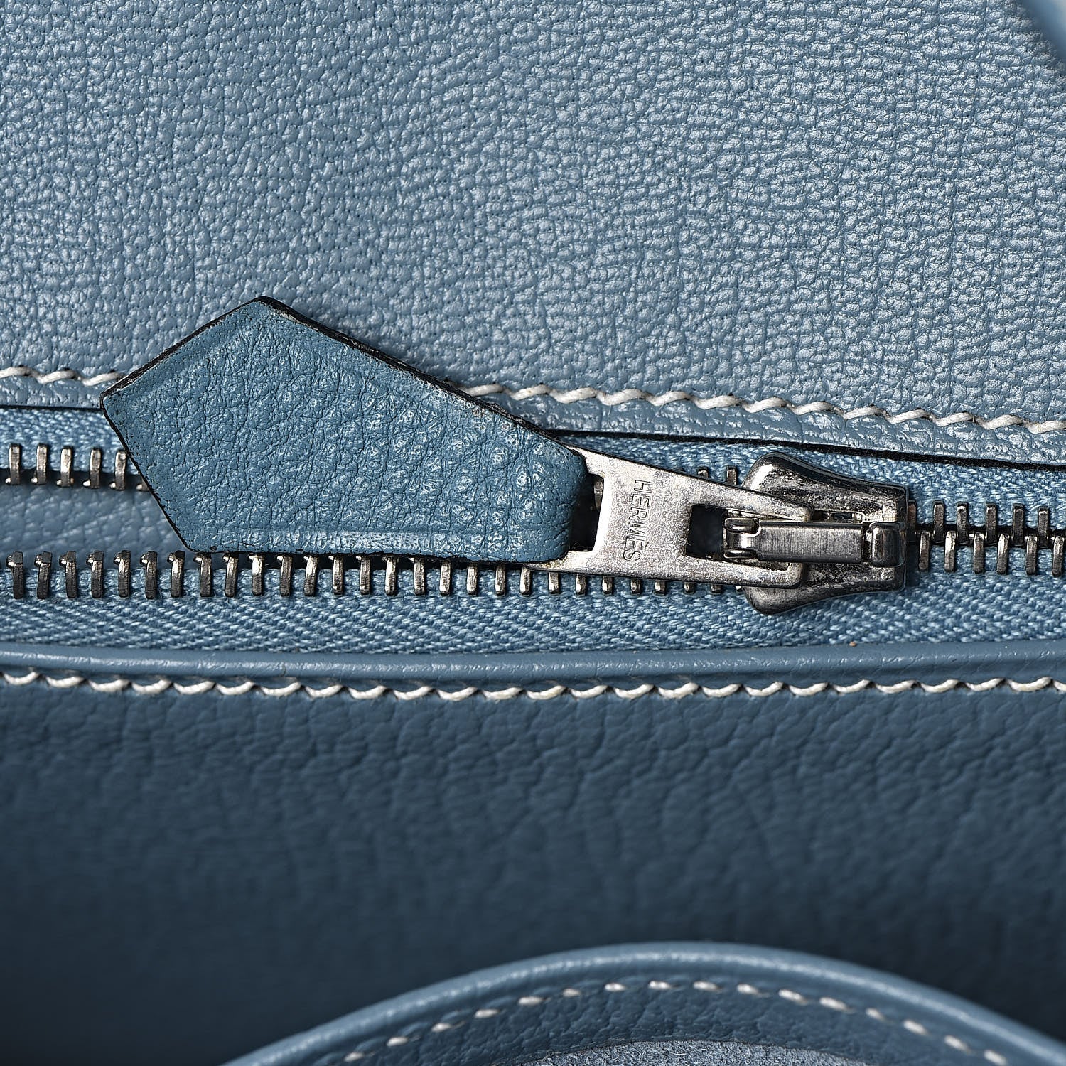 Hermes Togo Birkin 25 Blue Jean 13 of 36