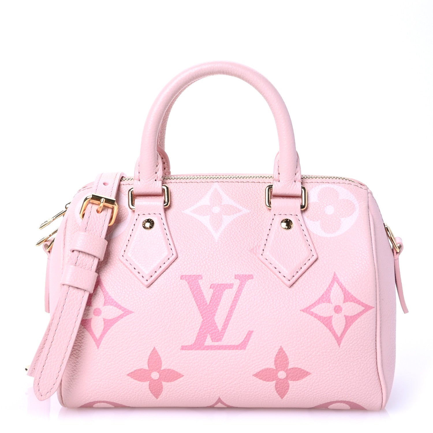 Louis Vuitton Empreinte Monogram Giant Speedy Bandouliere 20 Degrade Rose Pink 1 of 13