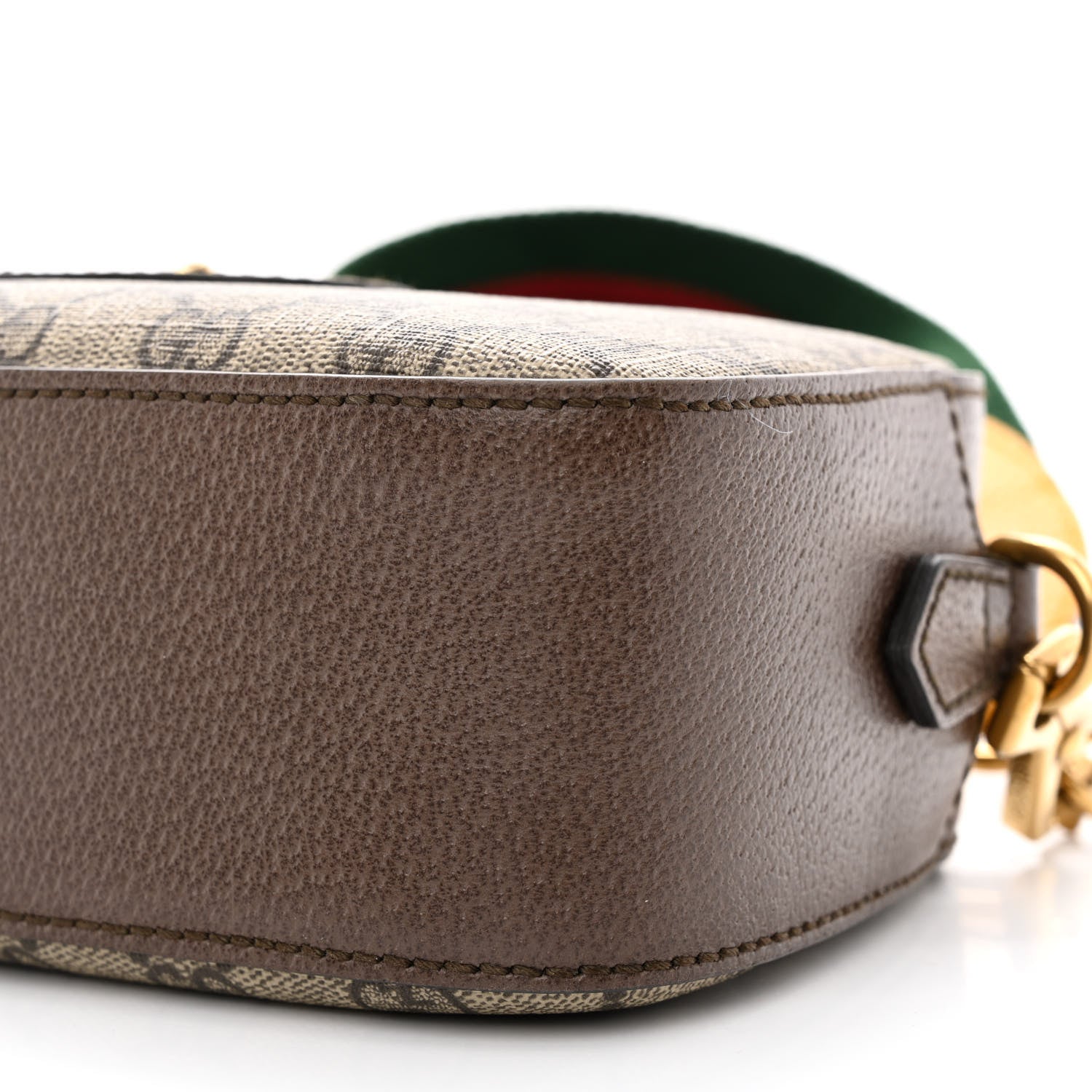 Gucci GG Supreme Monogram Web Neo Vintage Shoulder Bag Beige New Acero Crop 10 of 10