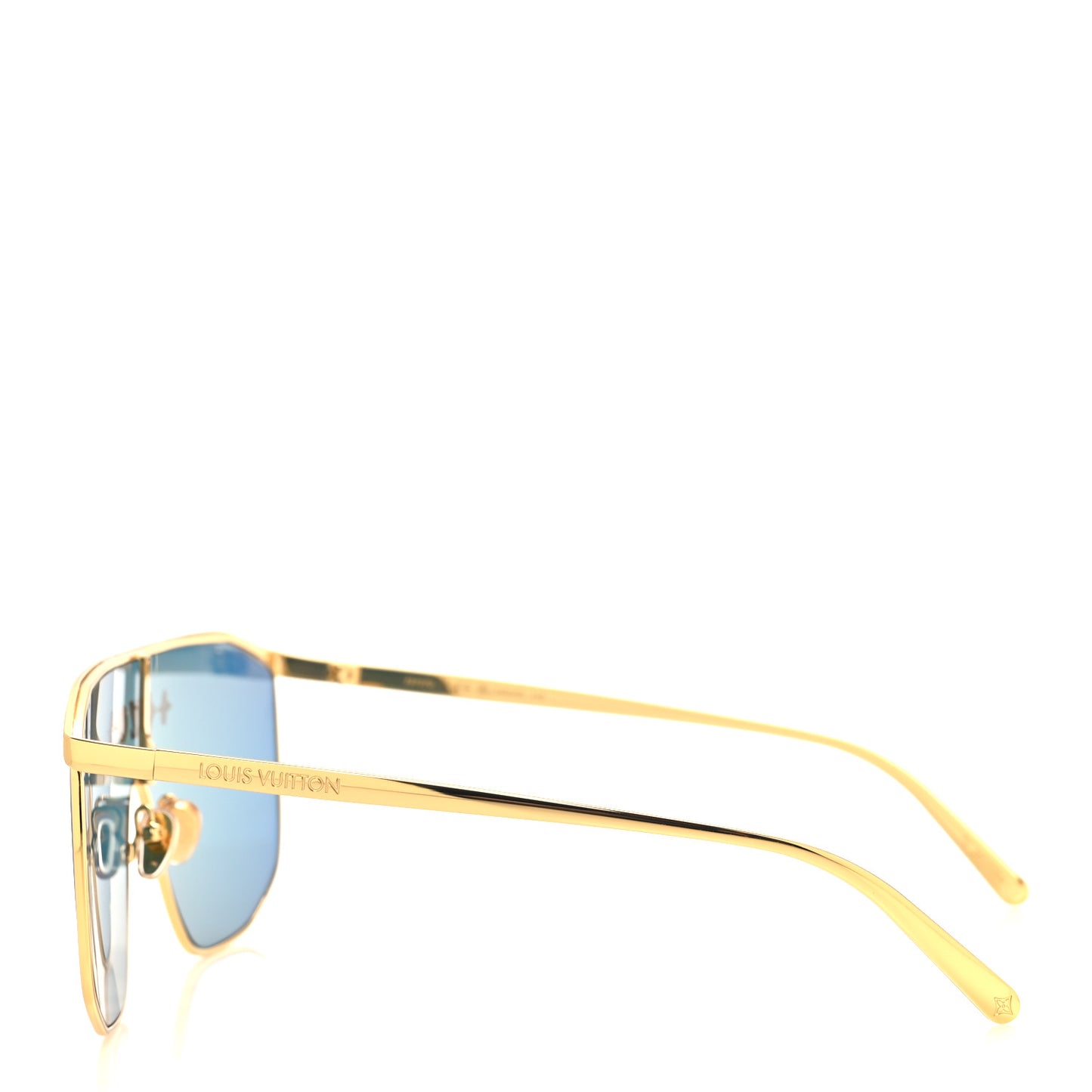 Metal LV Golden Mask Sunglasses Z2727U Gold