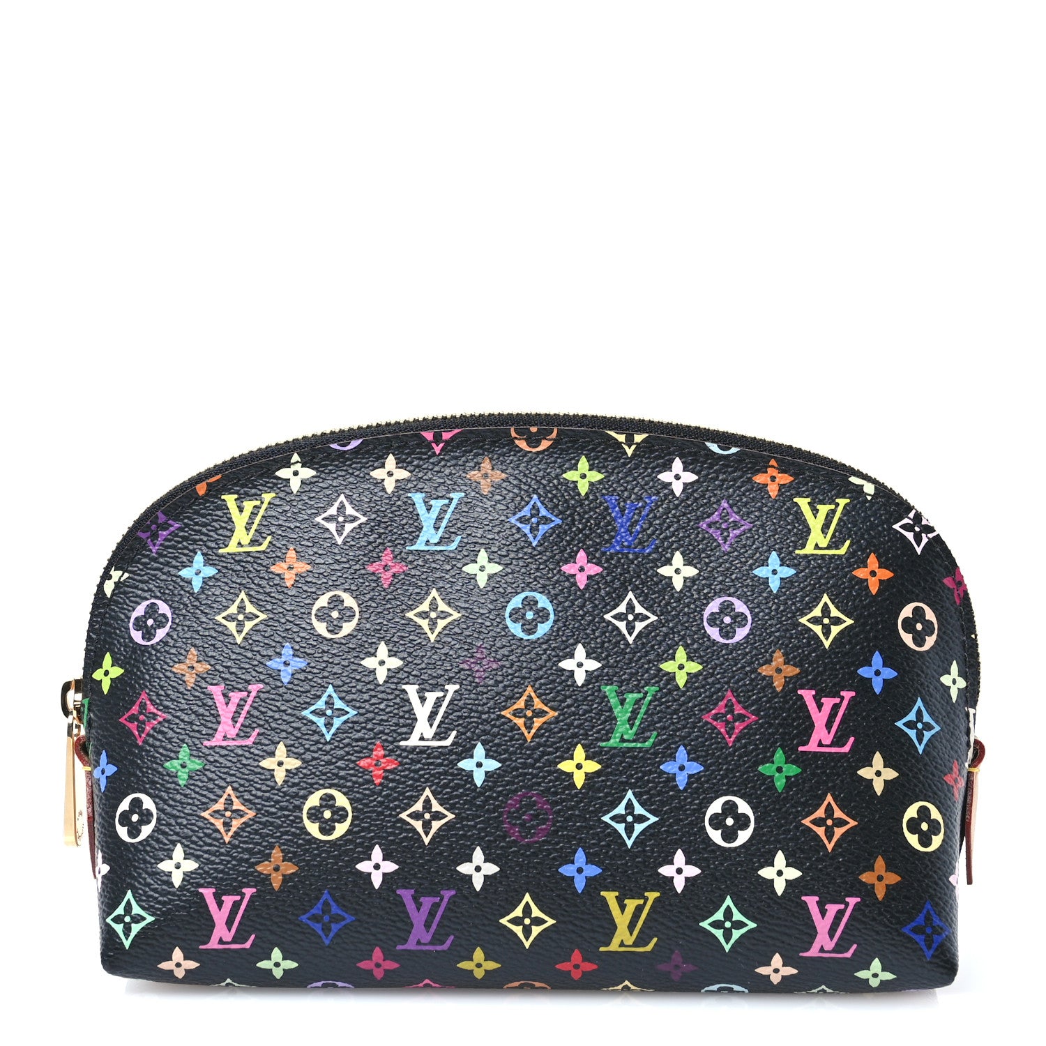 Louis Vuitton Monogram Multicolor Cosmetic Pouch Black Grenade 1 of 6
