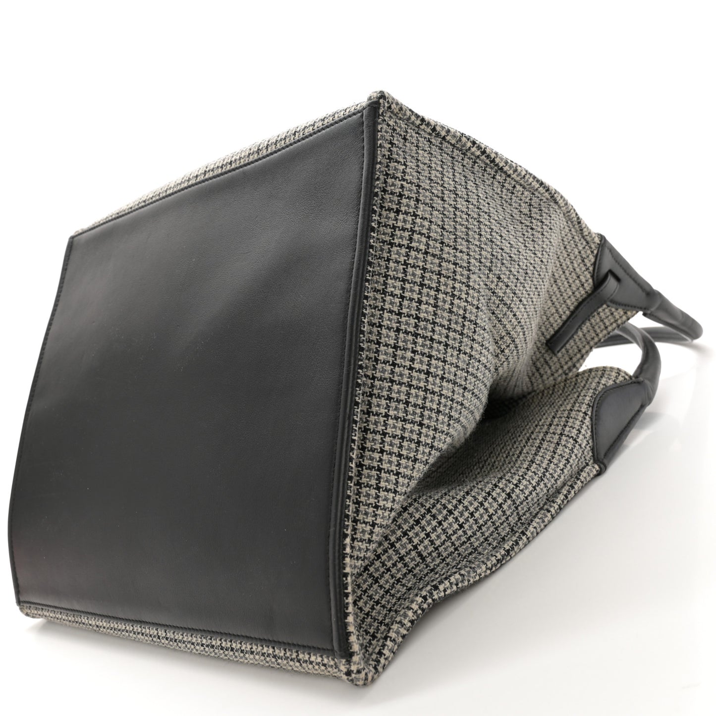 Tweed Smooth Calfskin Medium Big Bag Black