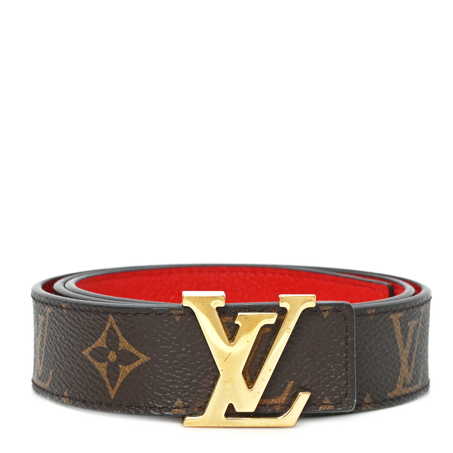 Louis Vuitton Monogram 30mm LV Initiales Reversible Belt 80  display picture 1
