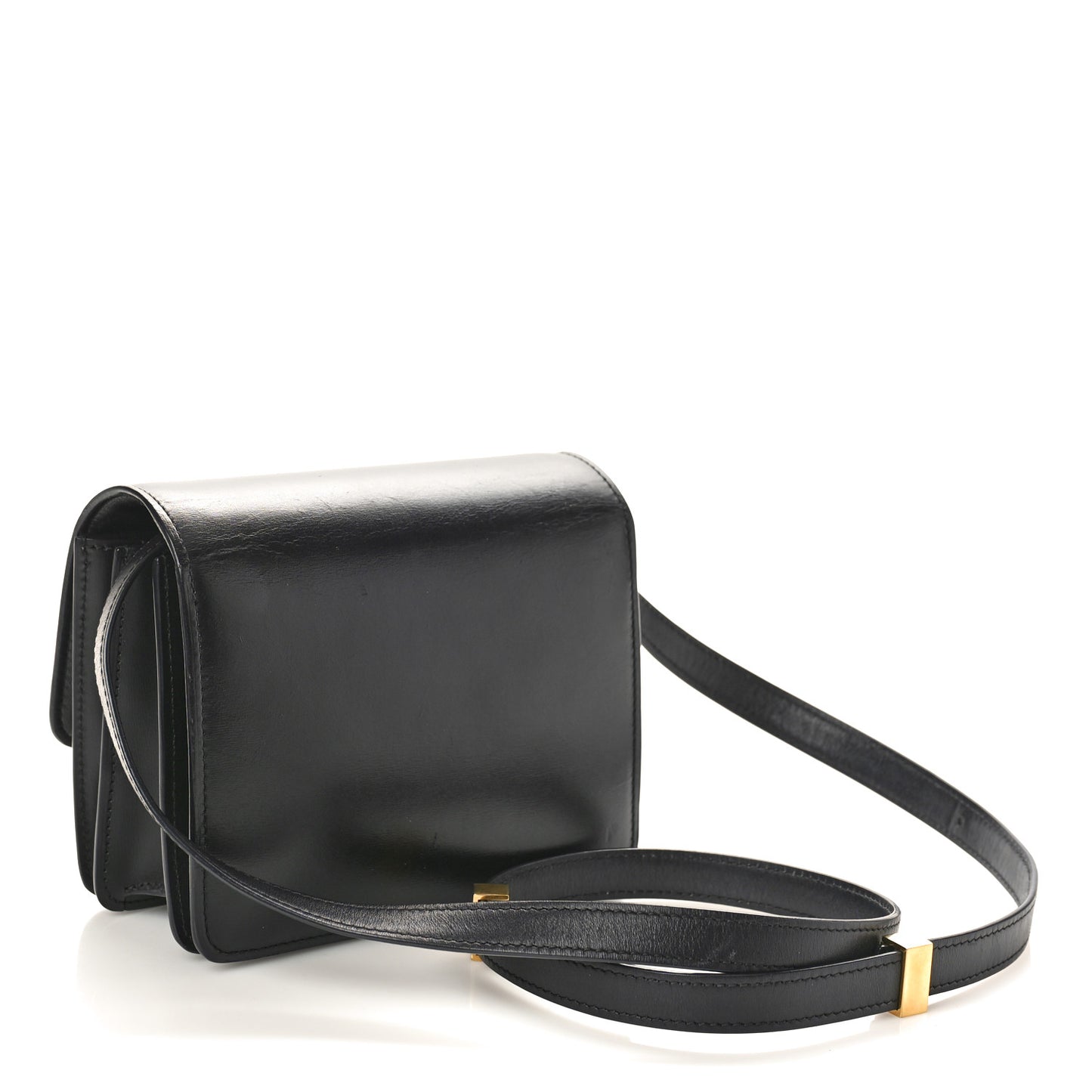 Box Calfskin Small Classic Box Flap Bag Black