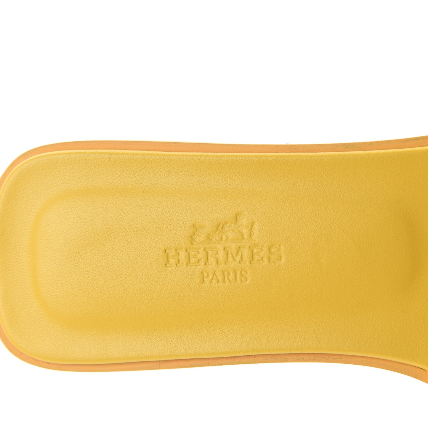 Calfskin Oran Sandals 36 Ocre Jaune