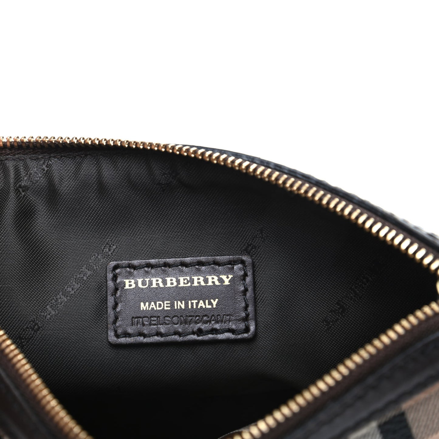 Haymarket Check Pouch Chocolate