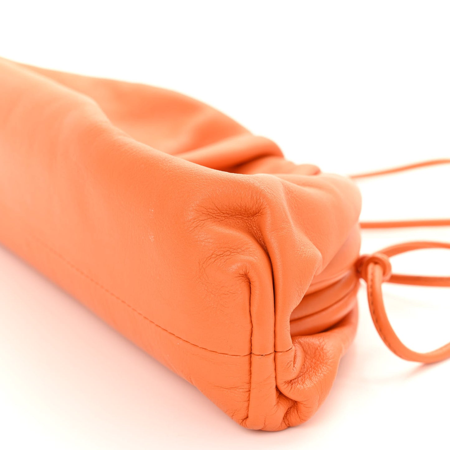 Butter Calfskin The Mini Pouch Light Orange