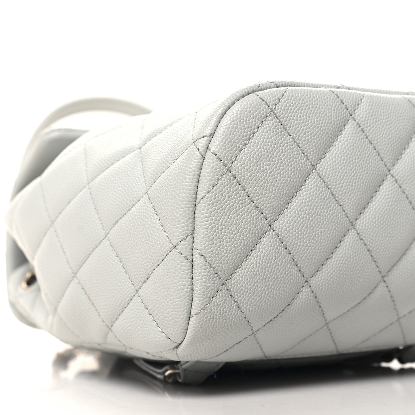 Caviar Quilted Mini Urban Spirit Backpack Light Blue