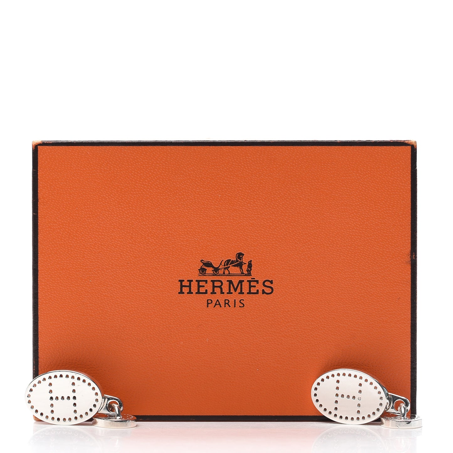 Sterling Silver Oval Cufflinks