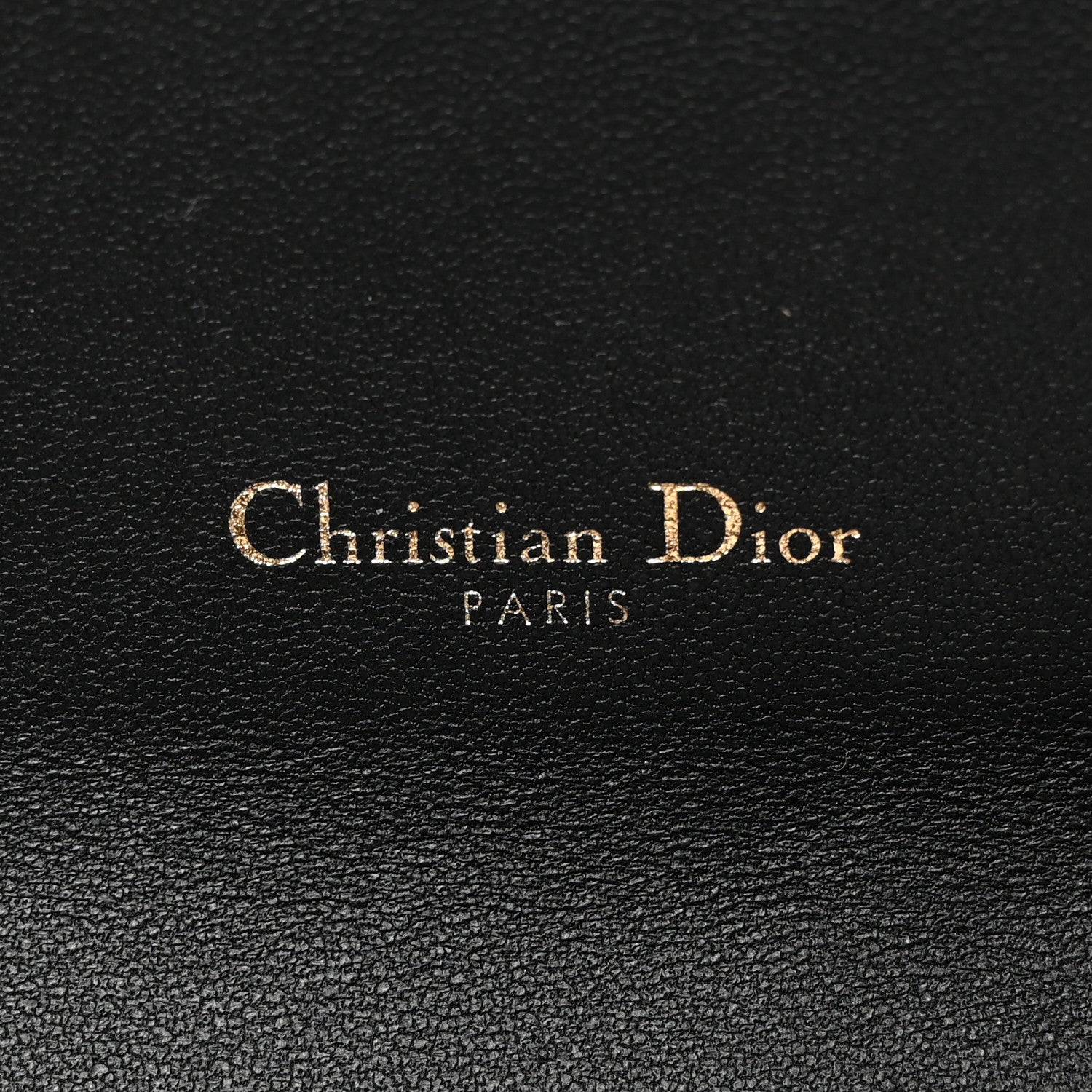 Christian Dior Goatskin Saddle Long Wallet With Chain Black 7 of 7