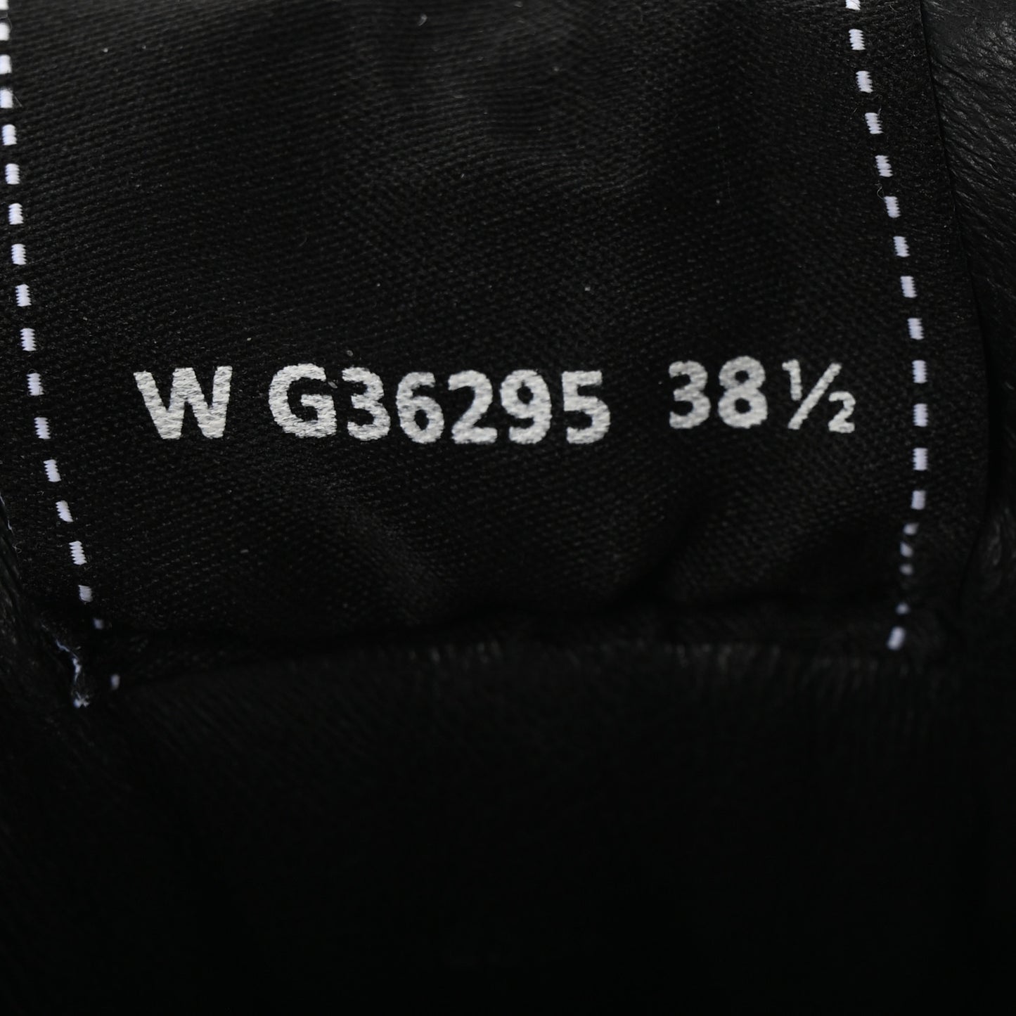 Calfskin Womens Logo Sneakers 38.5 Black