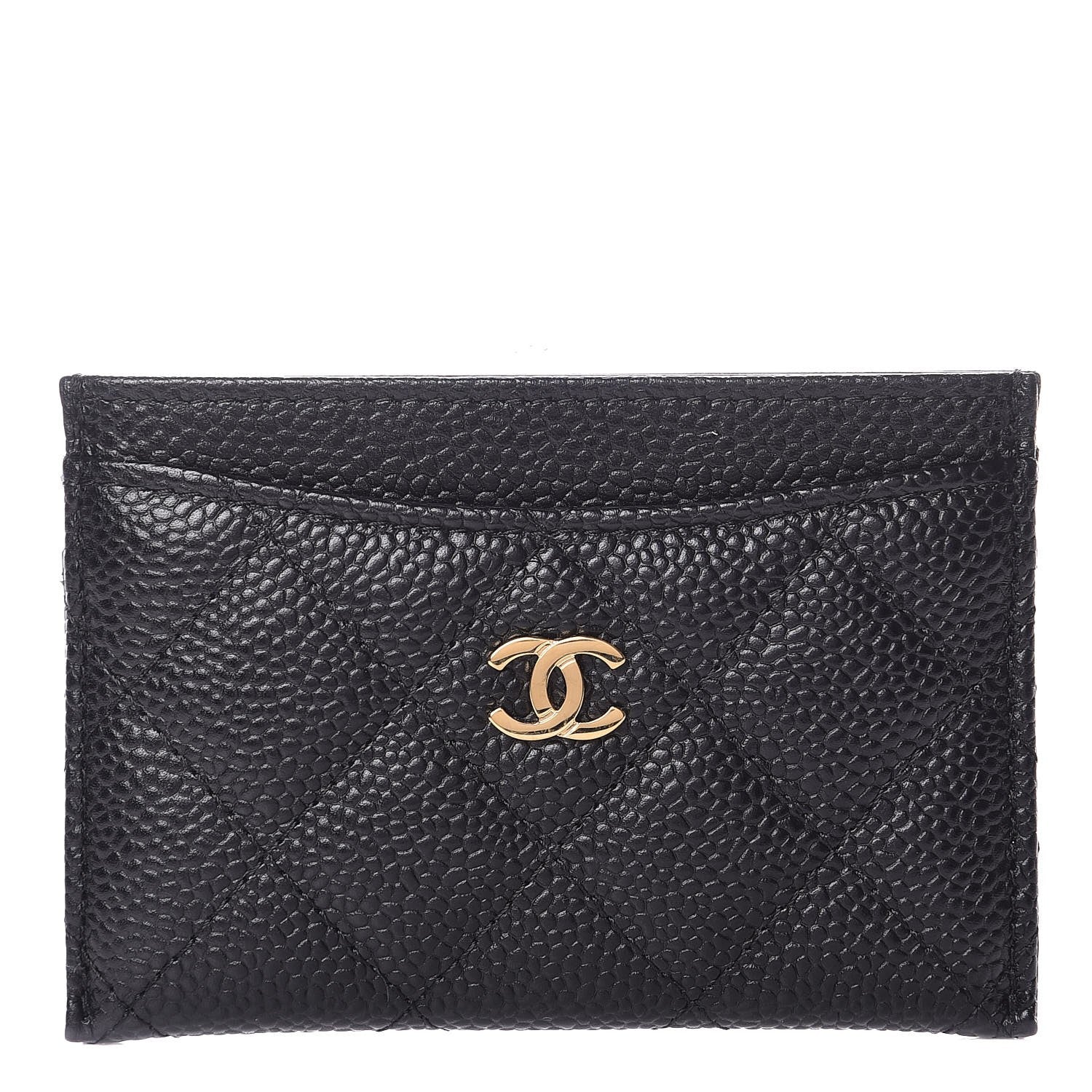 Chanel Caviar Quilted Card Holder Black 1 of 9