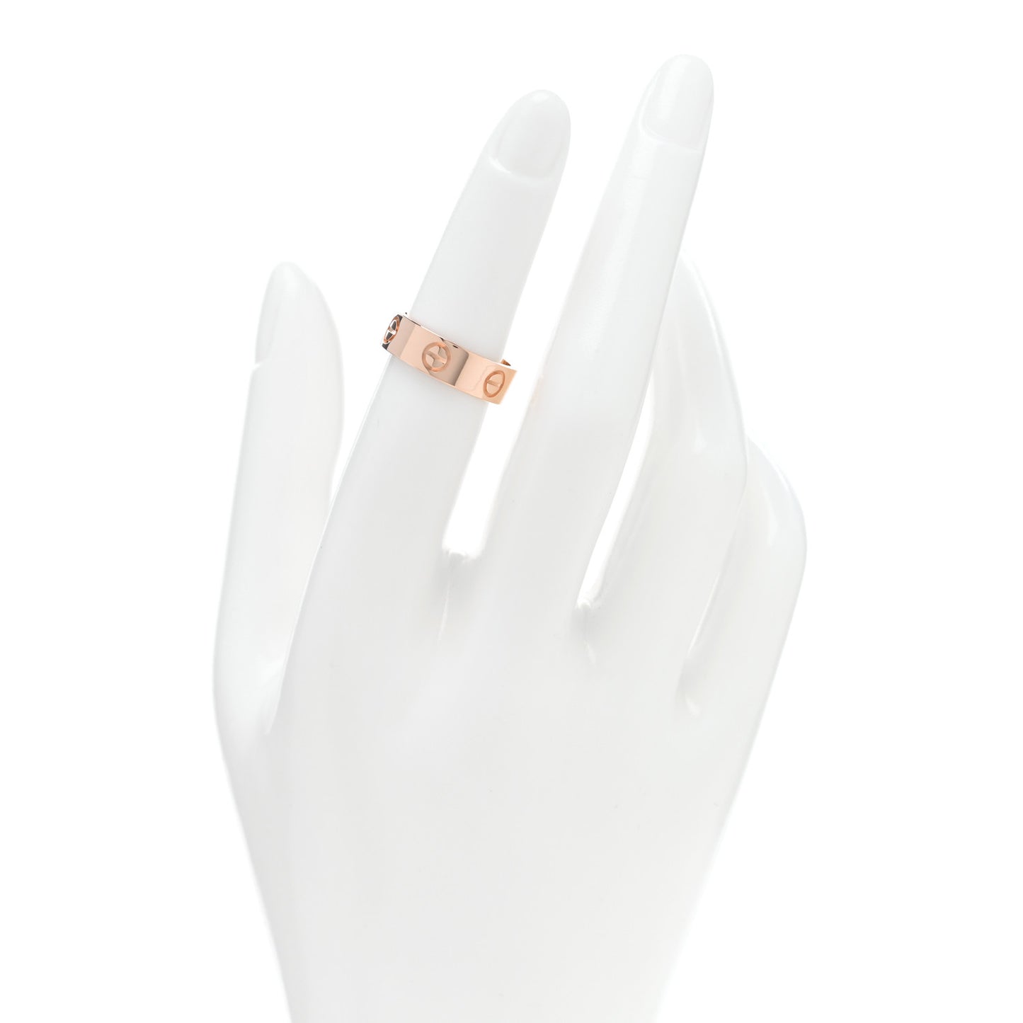 18K Pink Gold 5.5mm LOVE Ring 50 5.5
