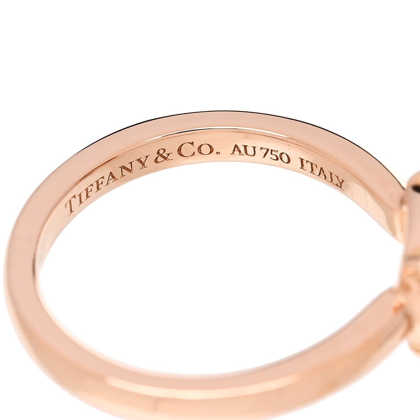 18K Rose Gold Black Spinel 7mm Paloma Picasso Sugar Stacks Ring 49 5