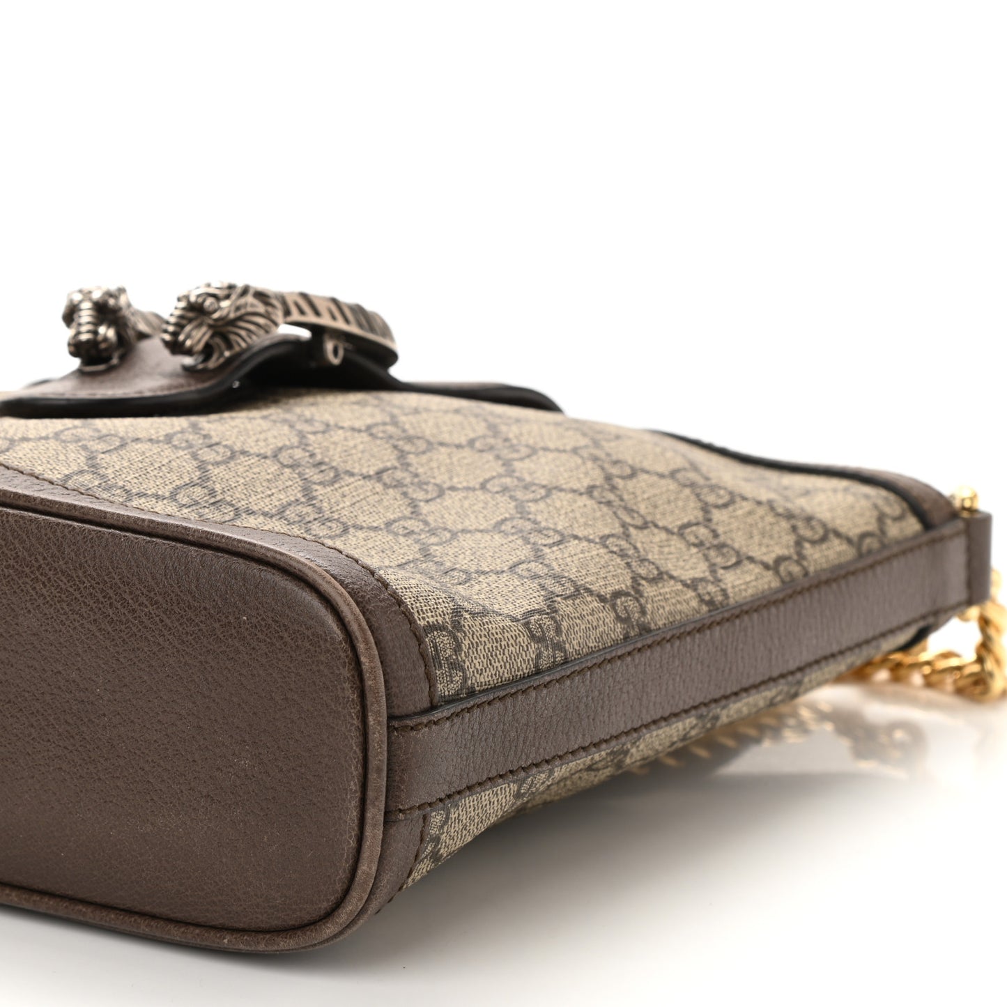 GG Supreme Monogram Medium Dionysus Bucket Bag Beige New Acero