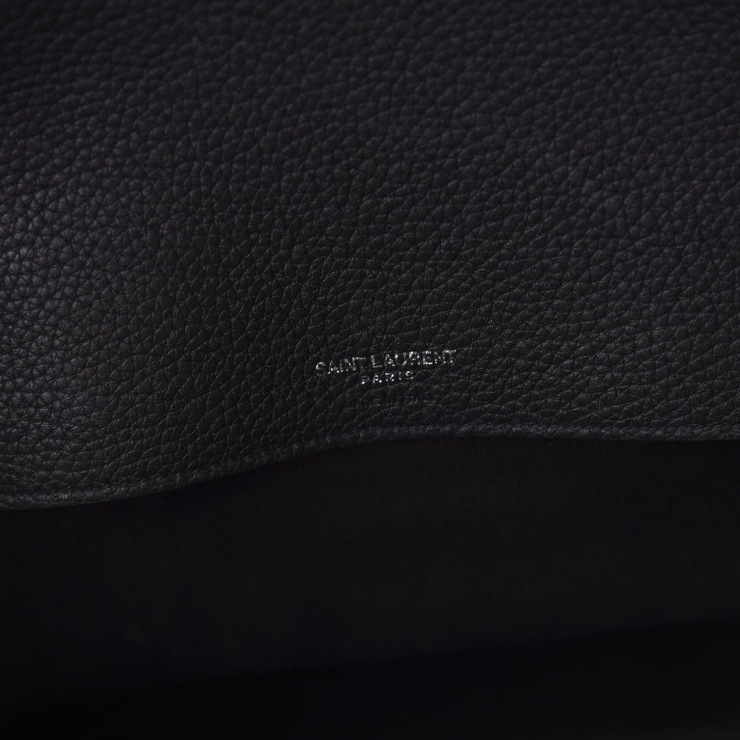 Grained Calfskin Medium Souple Sac De Jour Black