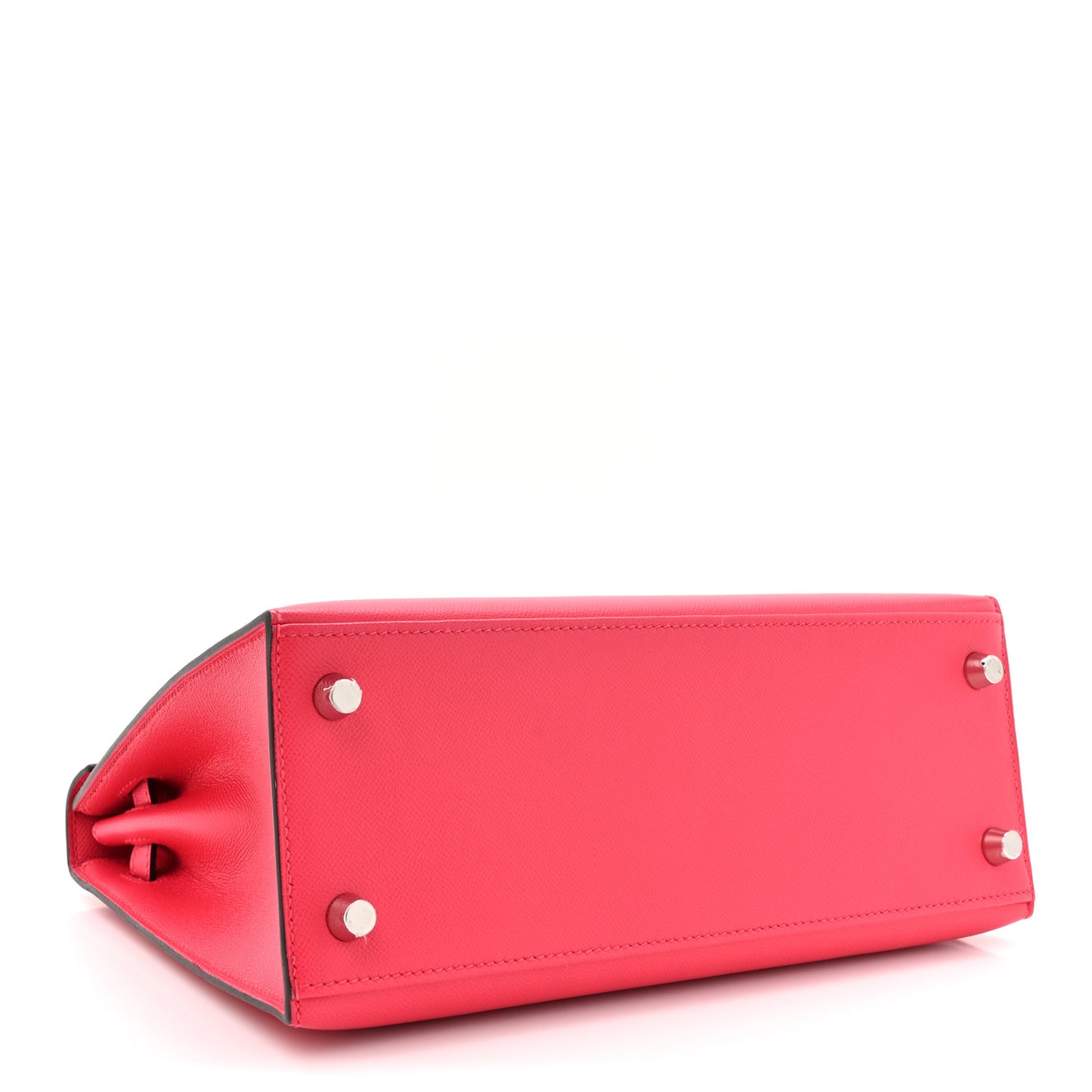 Madame Calfskin Kelly Sellier 25 Rose Extreme Rouge Piment
