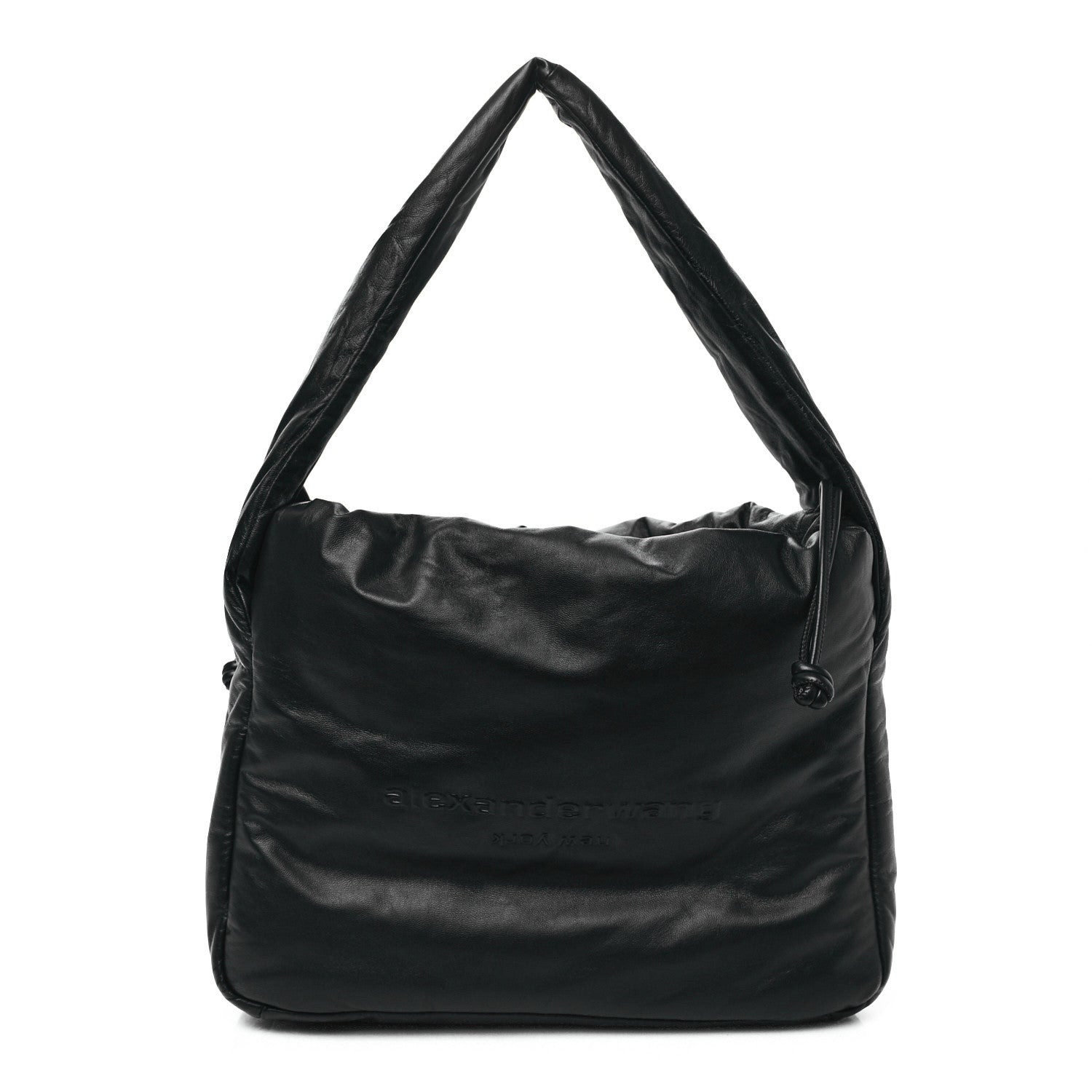 Alexander Wang Lambskin Large Ryan Puffer Bag Black Black 1 of 10