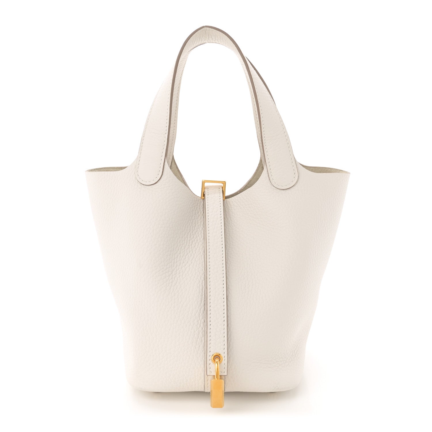 Hermes Taurillon Clemence Picotin Lock 18 PM Gris Pale 1 of 11
