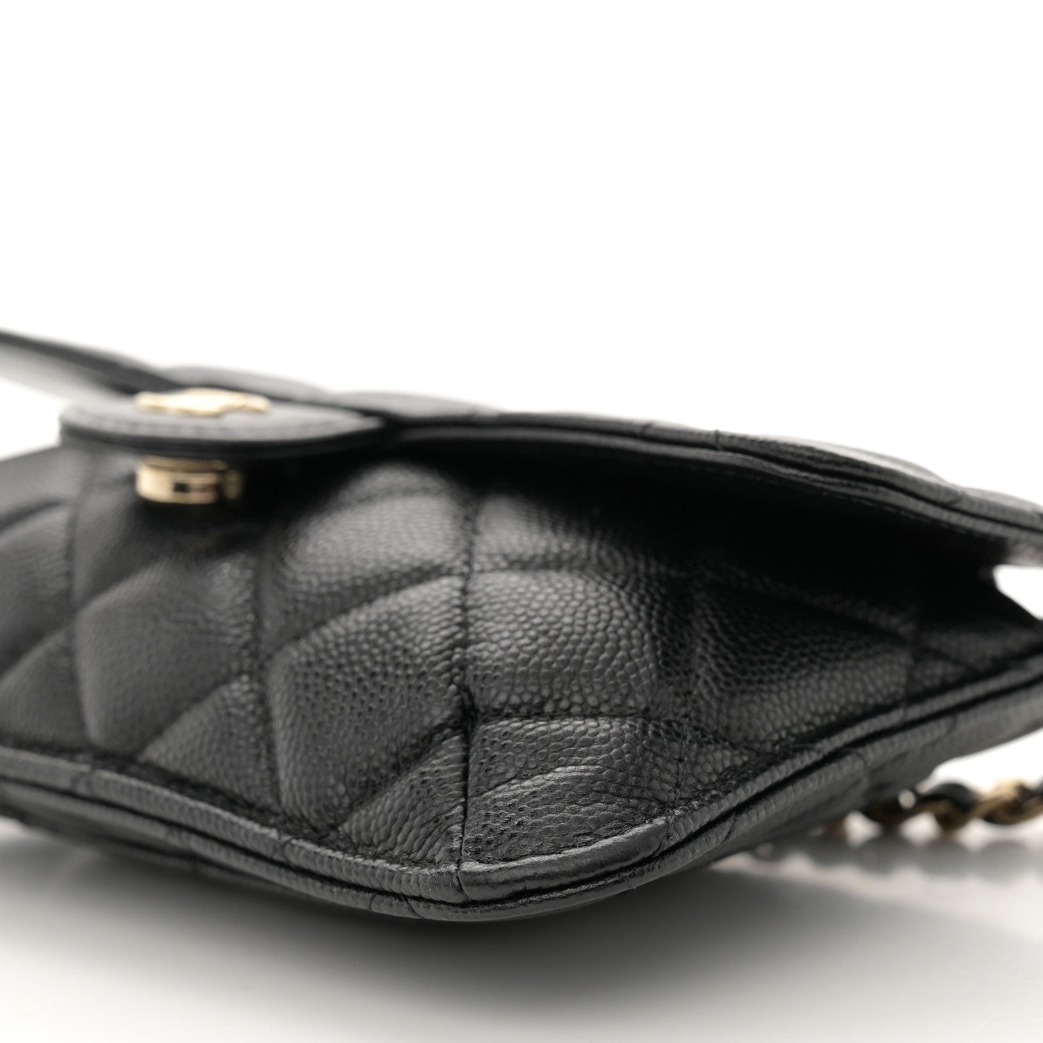 Chanel Caviar Fabric Graffiti Foldable Tote Bag With Chain Black Multicolor 18 of 19