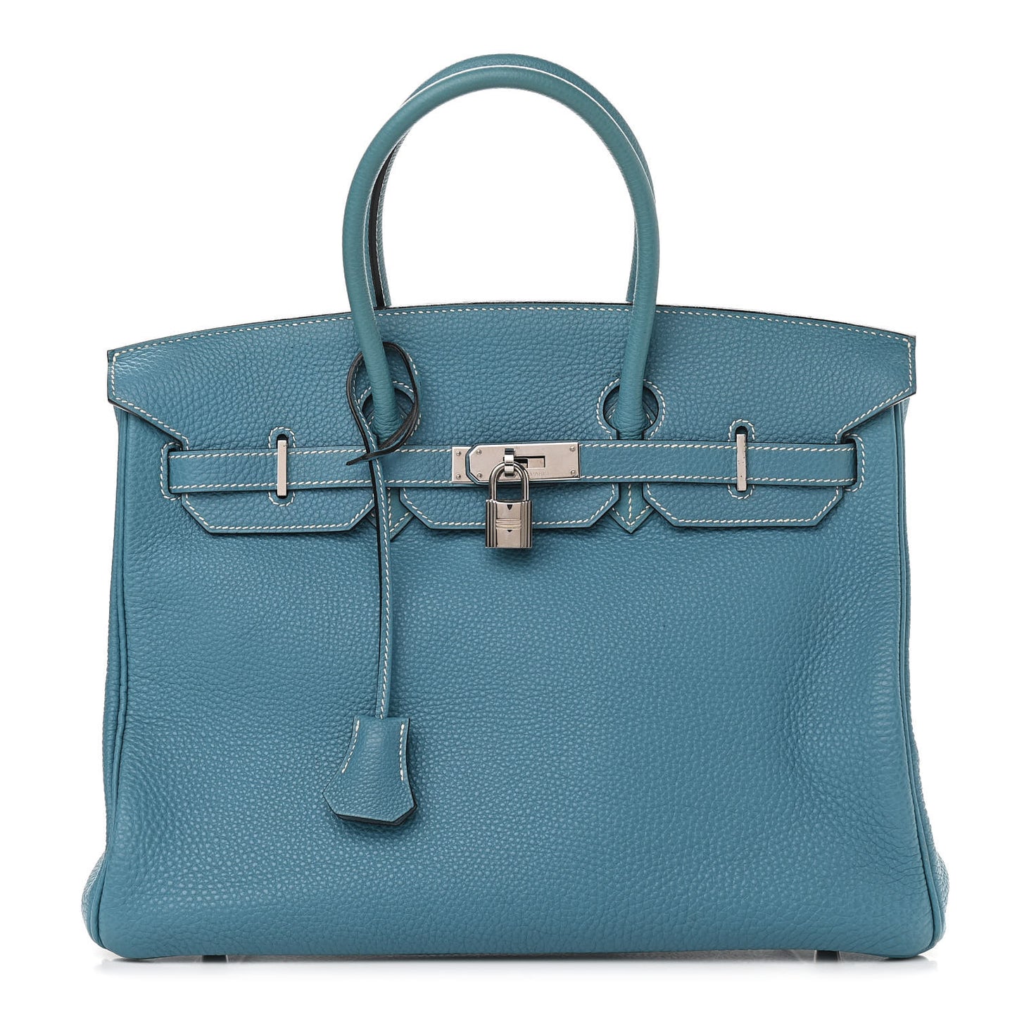 Togo Birkin 35 Blue Jean