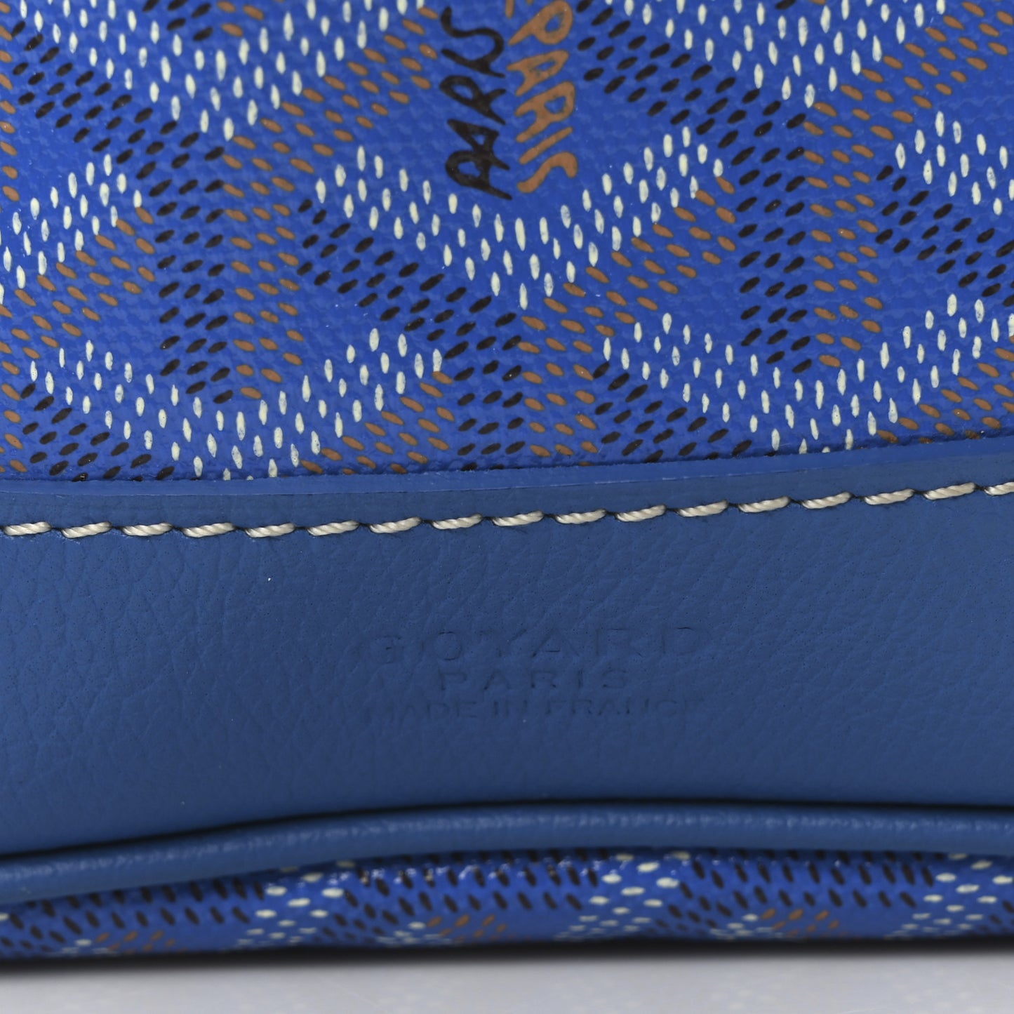 Goyardine Petit Flot Bucket Bag PM Sky Morning