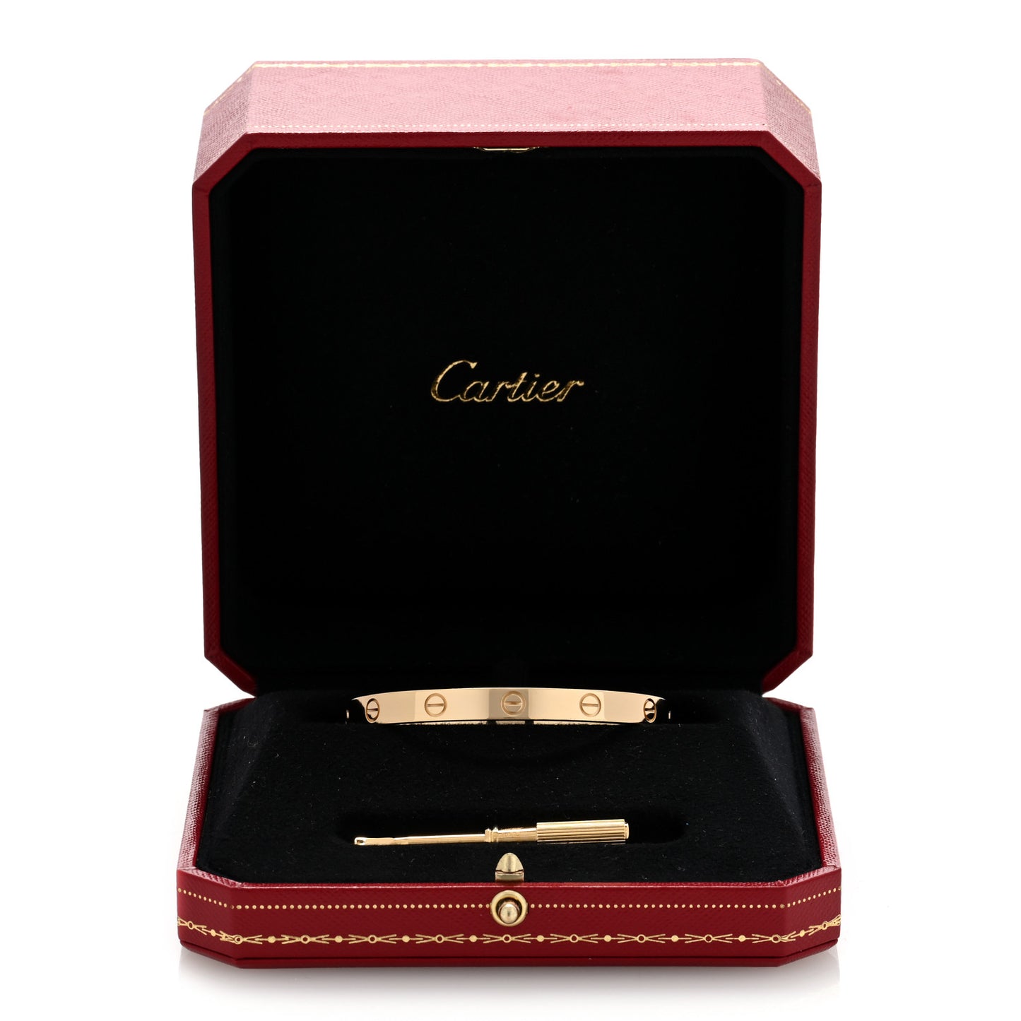 18K Yellow Gold LOVE Bracelet 17