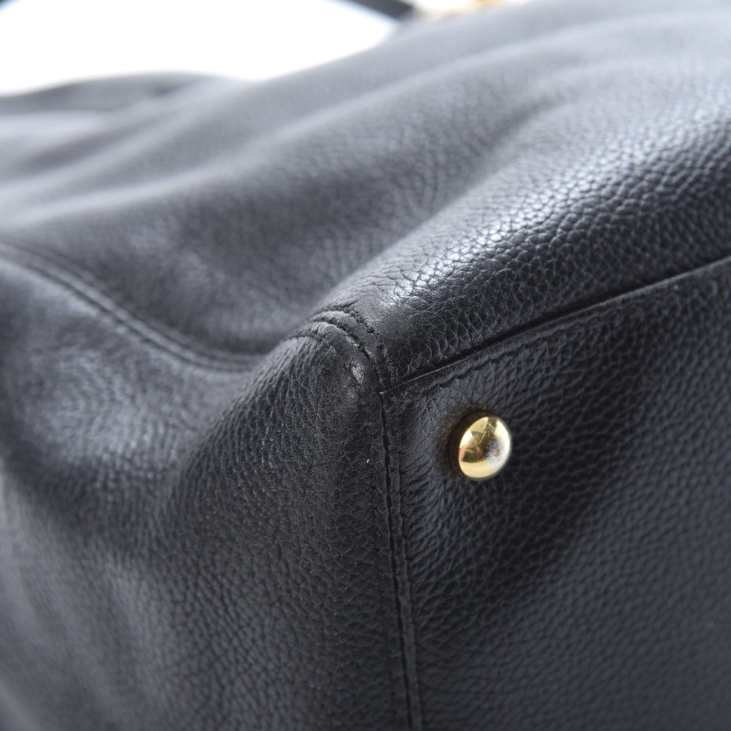 Chanel Calfskin Cerf Executive Shopper Tote Black 9 of 19